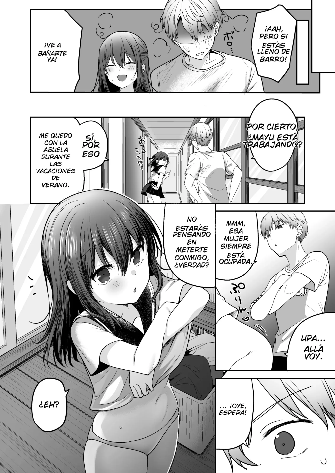 Natsu, Inaka, Kyouhan Kankei ~ Kisei-saki de Muchi na Itoko ni Numaru Hibi ~ capítulo 1 página 11