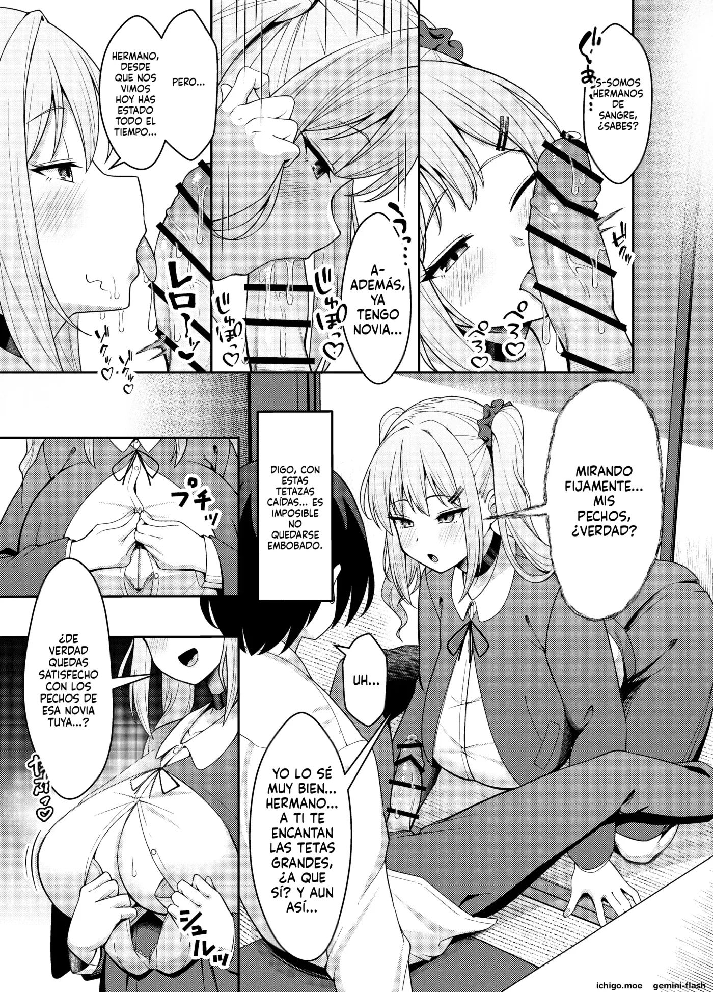 Ani Love Koushitsudo Chounyuu Imouto ni Semararete Haramasechau Hanashi (Spanish) MTL capítulo 1 página 7