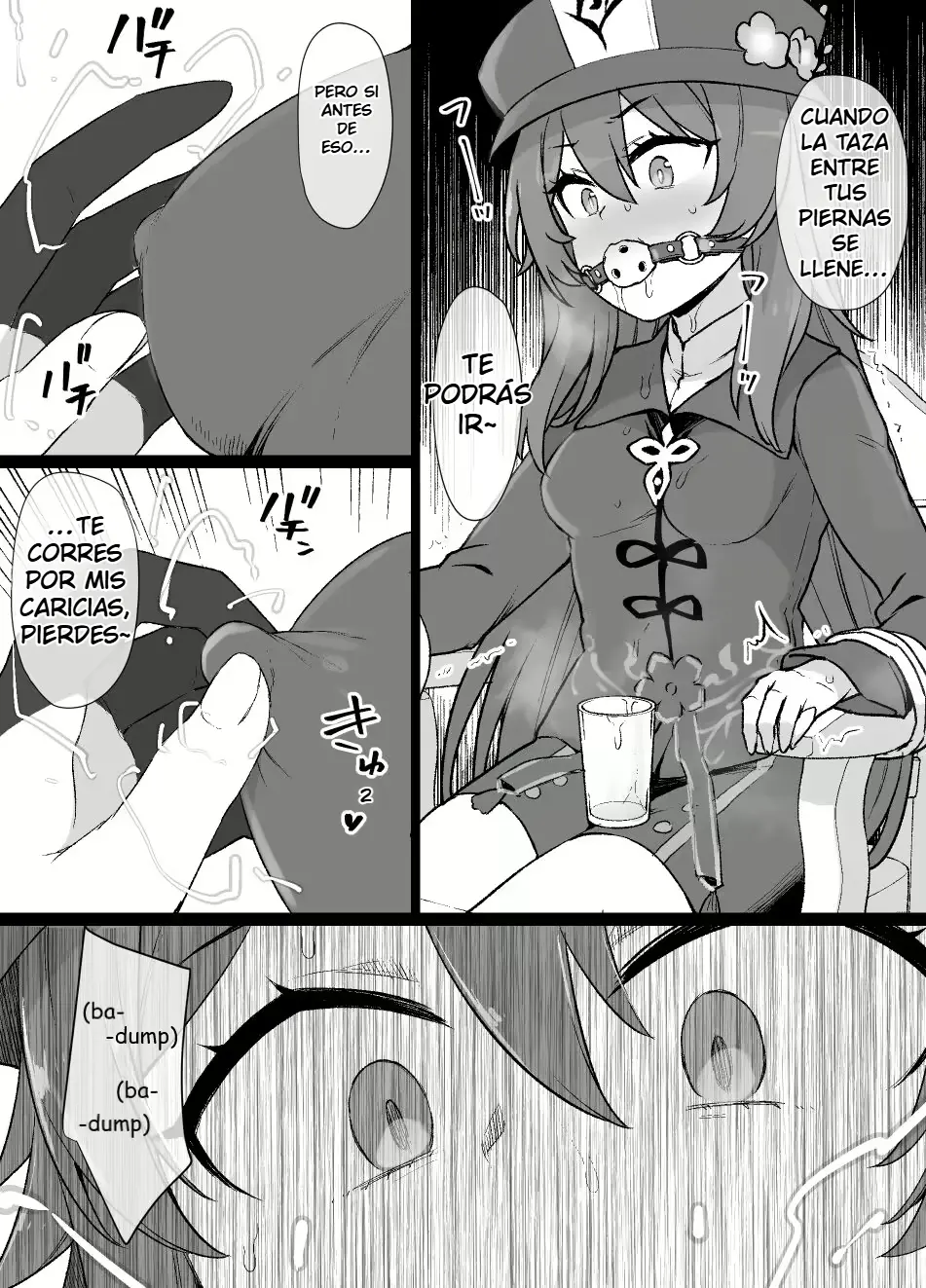 Genshin Impact Hu Tao Chikubi Zeme Manga capítulo 1 página 2