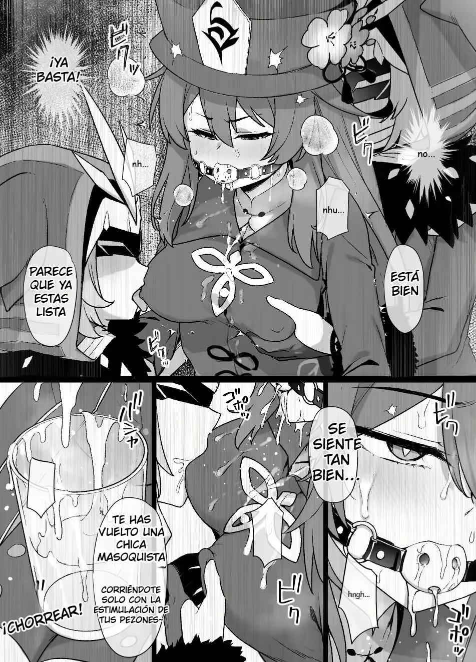 Genshin Impact Hu Tao Chikubi Zeme Manga capítulo 1 página 4