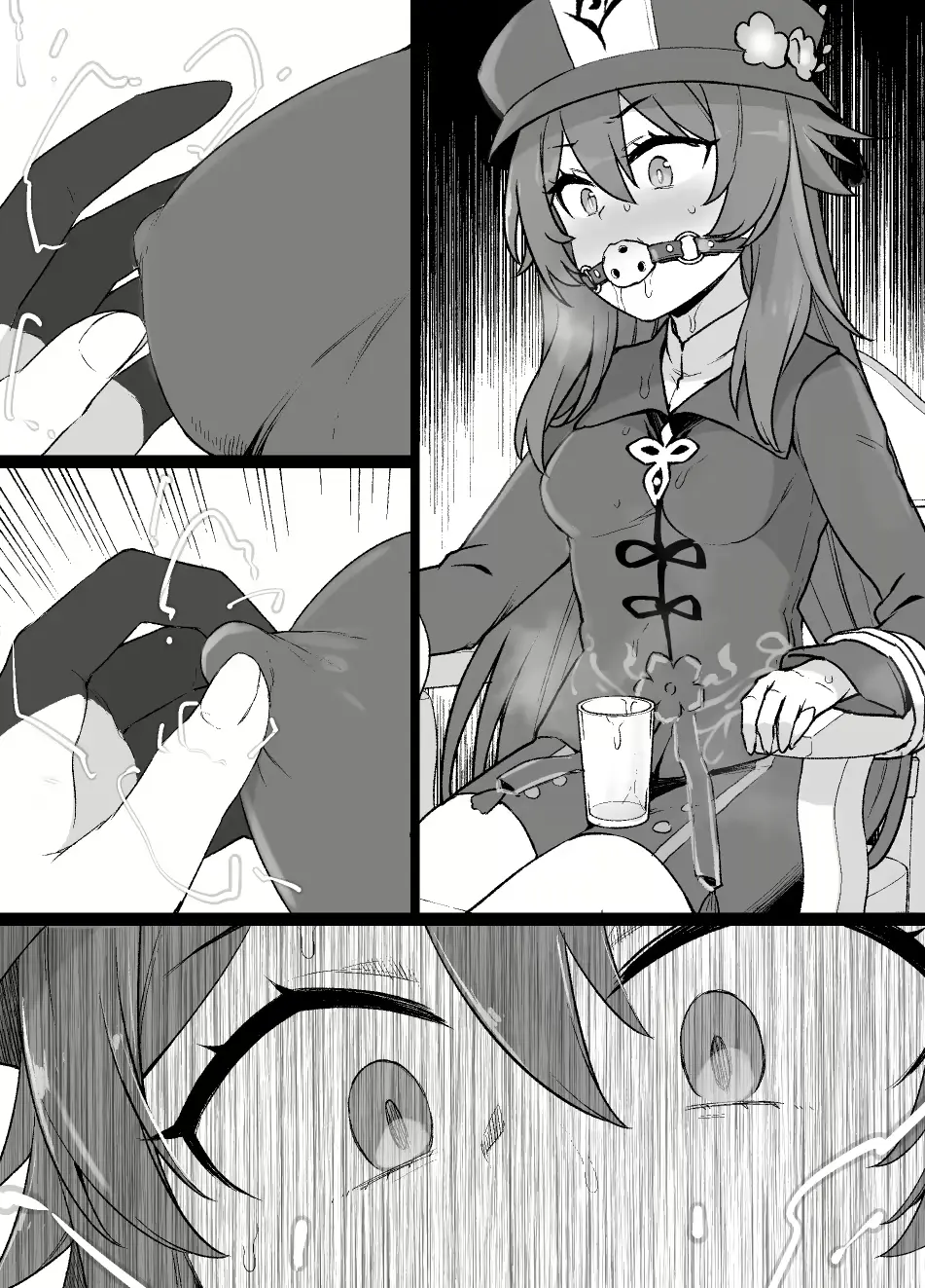 Genshin Impact Hu Tao Chikubi Zeme Manga capítulo 1 página 7