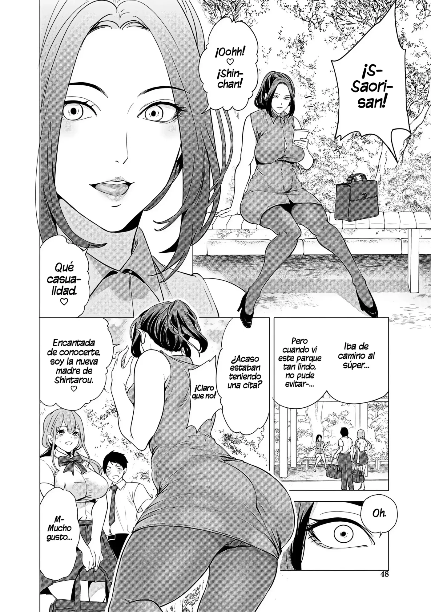 Ero Mama ~Erosugiru Hahaoya ga Futari dekita Hanashi~|Mamis♥Eróticas ~La Historia de Cómo Acabé Teniendo Dos Madres Súper Pervertidas~ capítulo 1 página 48