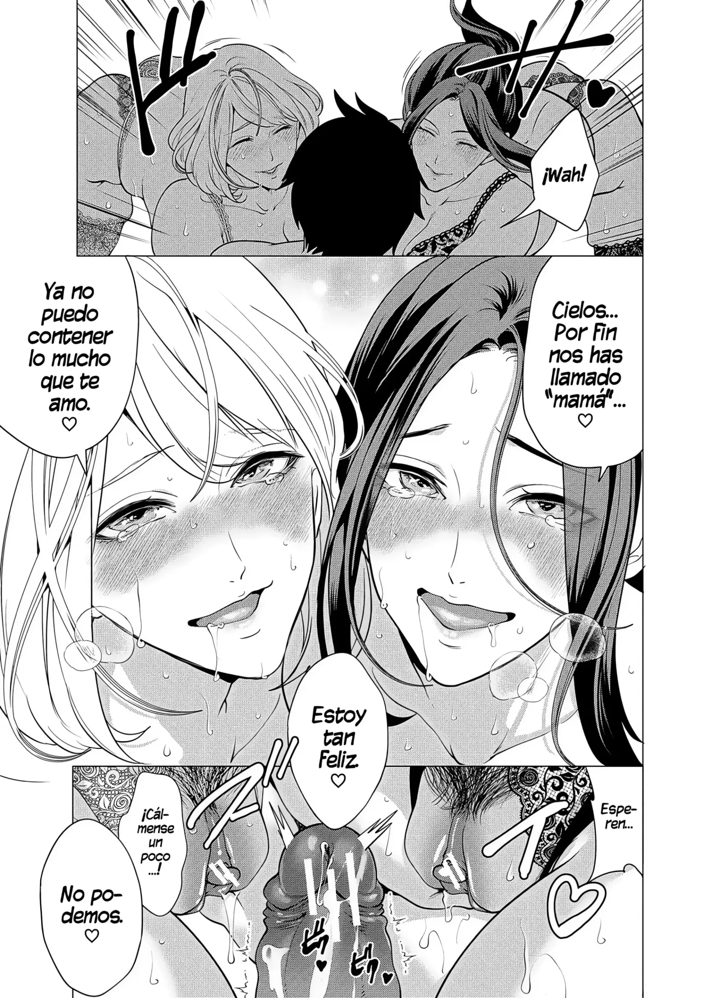 Ero Mama ~Erosugiru Hahaoya ga Futari dekita Hanashi~|Mamis♥Eróticas ~La Historia de Cómo Acabé Teniendo Dos Madres Súper Pervertidas~ capítulo 1 página 183