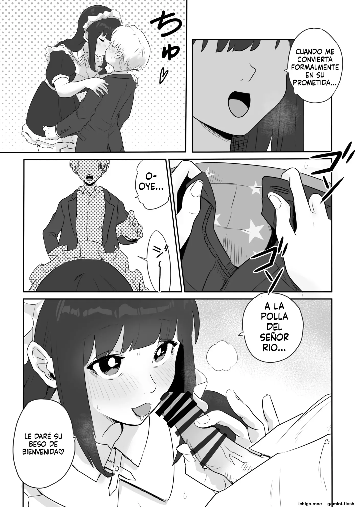 DOINAKA NTR 1 Tokai no Ojou-sama ga Inaka no Yasei Macho ni Tane Tsuke Koubi Sareru Hanashi (Spanish) MTL capítulo 1 página 4