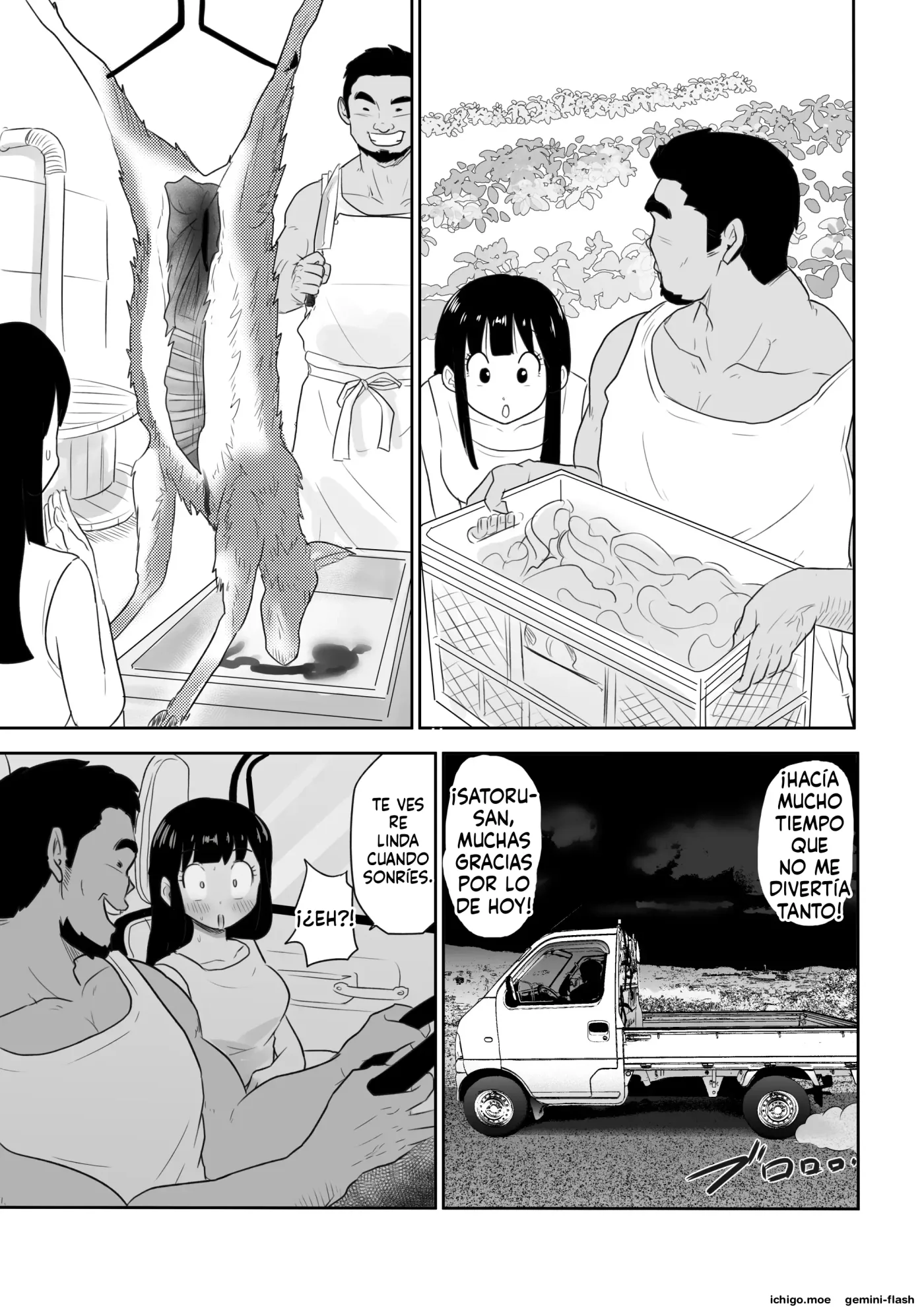 DOINAKA NTR 1 Tokai no Ojou-sama ga Inaka no Yasei Macho ni Tane Tsuke Koubi Sareru Hanashi (Spanish) MTL capítulo 1 página 18