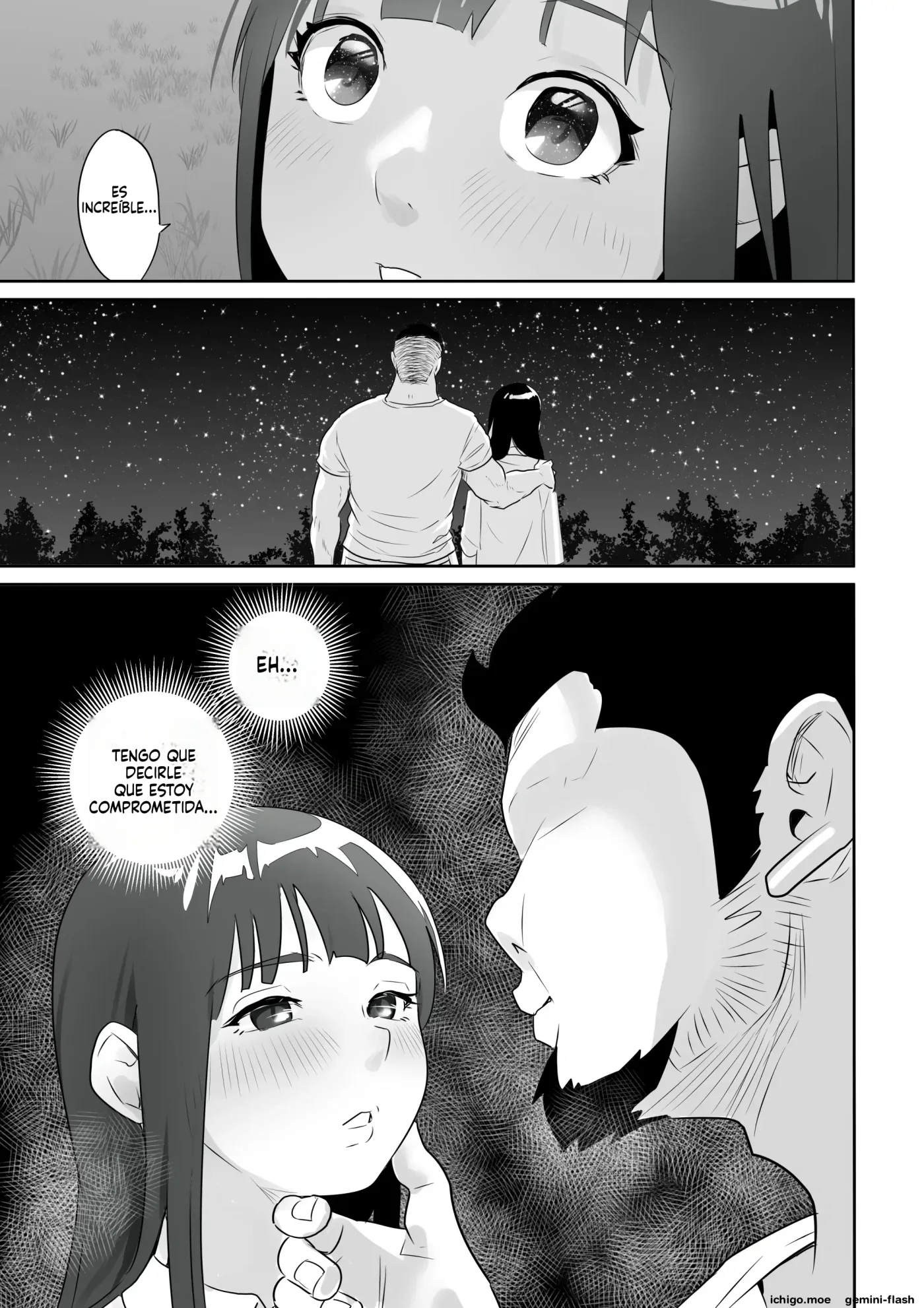DOINAKA NTR 1 Tokai no Ojou-sama ga Inaka no Yasei Macho ni Tane Tsuke Koubi Sareru Hanashi (Spanish) MTL capítulo 1 página 28