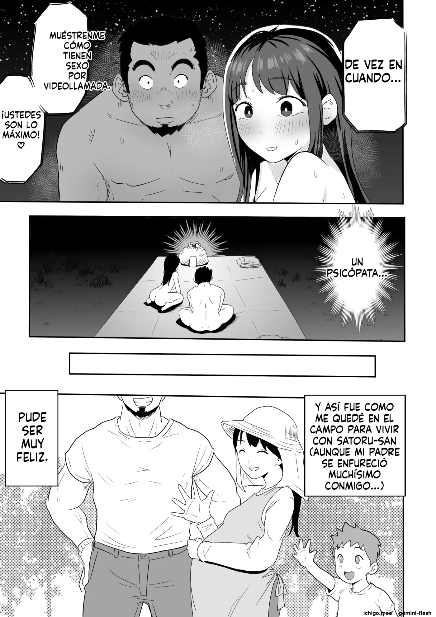 DOINAKA NTR 1 Tokai no Ojou-sama ga Inaka no Yasei Macho ni Tane Tsuke Koubi Sareru Hanashi (Spanish) MTL capítulo 1 página 64