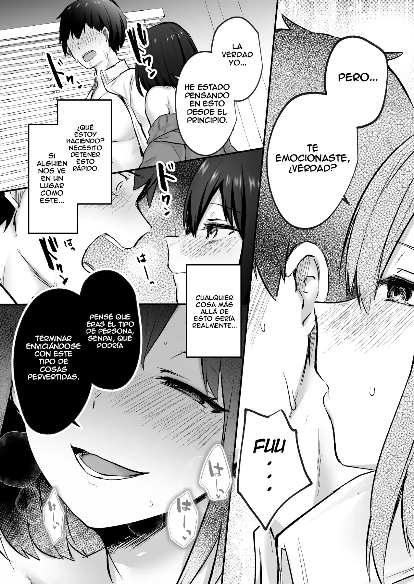 Senpai, Tabete mo Ii desu ka? -Jimi na Kouhai wa Nikushokukei Chijo datta- - Senpai, ¿me dejas devorarte? -La sencilla kouhai era en realidad una ninfómana depredadora- (decensored) capítulo 1 página 26