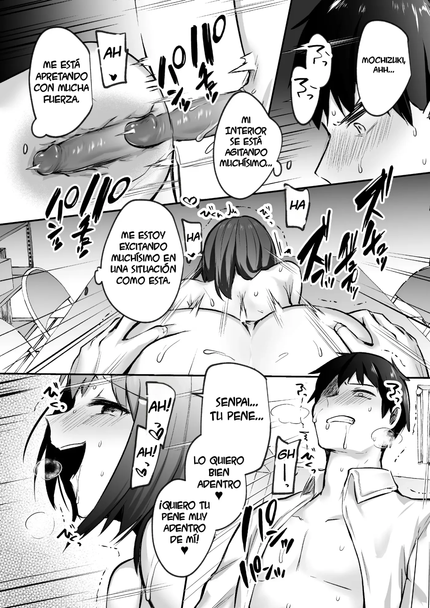 Senpai, Tabete mo Ii desu ka? -Jimi na Kouhai wa Nikushokukei Chijo datta- - Senpai, ¿me dejas devorarte? -La sencilla kouhai era en realidad una ninfómana depredadora- (decensored) capítulo 1 página 31