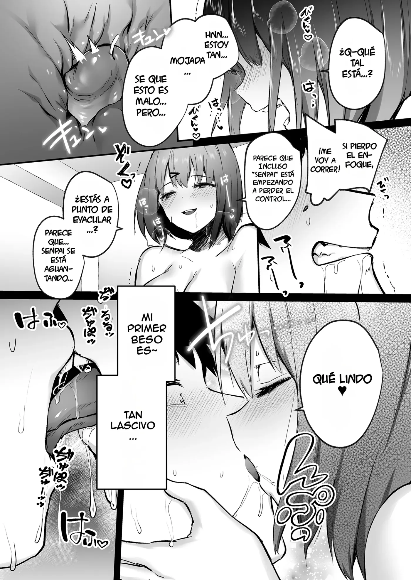 Senpai, Tabete mo Ii desu ka? -Jimi na Kouhai wa Nikushokukei Chijo datta- - Senpai, ¿me dejas devorarte? -La sencilla kouhai era en realidad una ninfómana depredadora- (decensored) capítulo 1 página 38