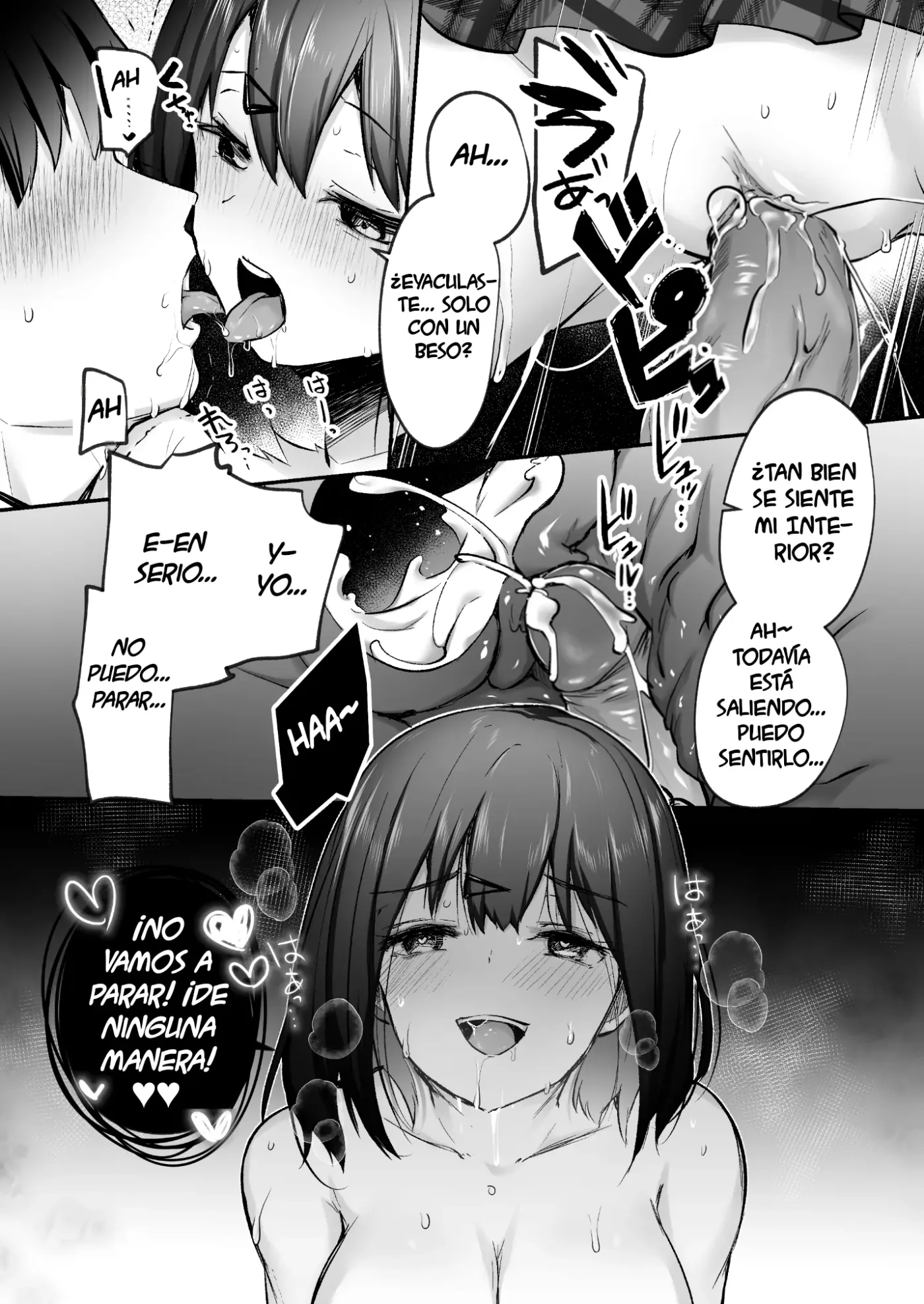 Senpai, Tabete mo Ii desu ka? -Jimi na Kouhai wa Nikushokukei Chijo datta- - Senpai, ¿me dejas devorarte? -La sencilla kouhai era en realidad una ninfómana depredadora- (decensored) capítulo 1 página 39