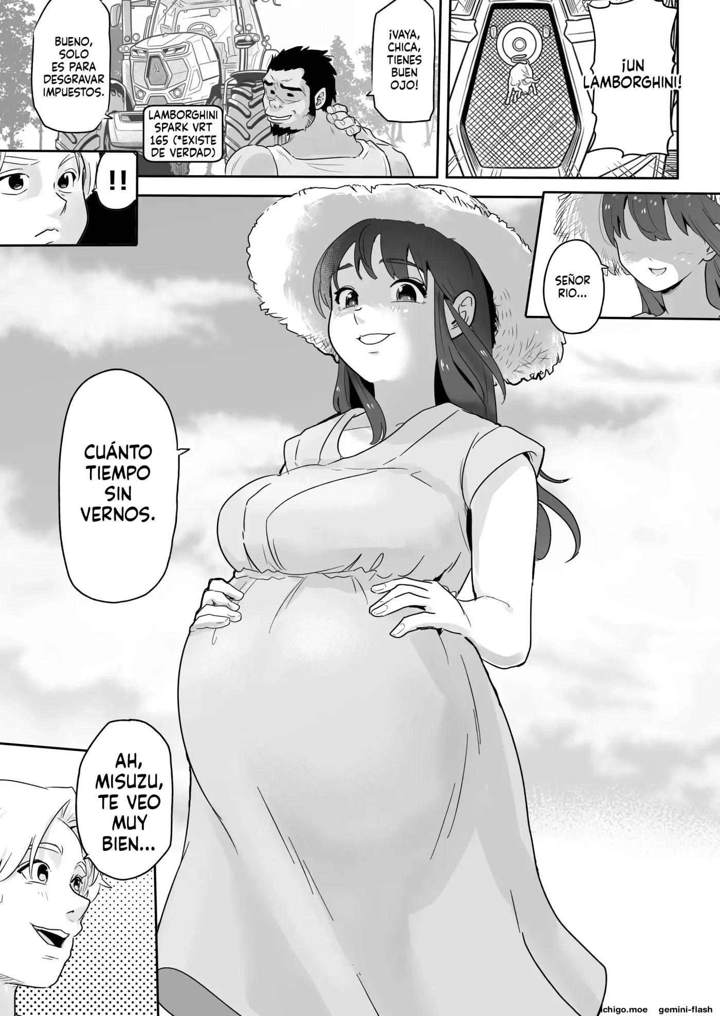 DOINAKA NTR 2 Forowa 20 man-ri no bijin gyaru ga inaka no goriraoyaji ni tanetsuke koubi sa reru hanashi (Spanish) MTL capítulo 1 página 19