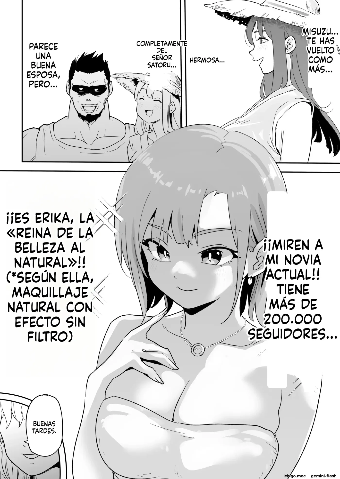 DOINAKA NTR 2 Forowa 20 man-ri no bijin gyaru ga inaka no goriraoyaji ni tanetsuke koubi sa reru hanashi (Spanish) MTL capítulo 1 página 20