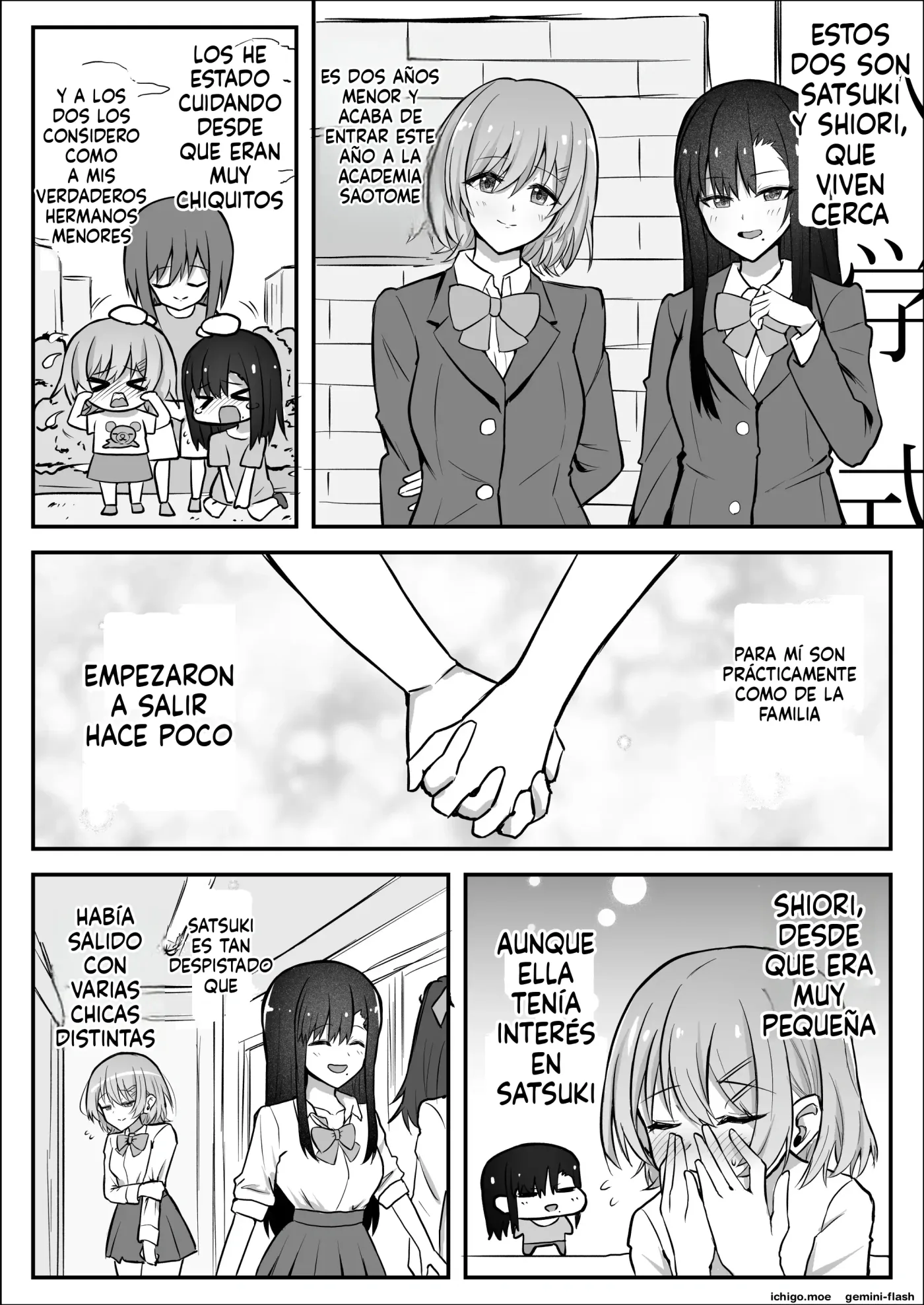 Futanari Chinpo Netorase Yuri Kanojo o Jibungoto Netorasechau (Spanish) MTL capítulo 1 página 4