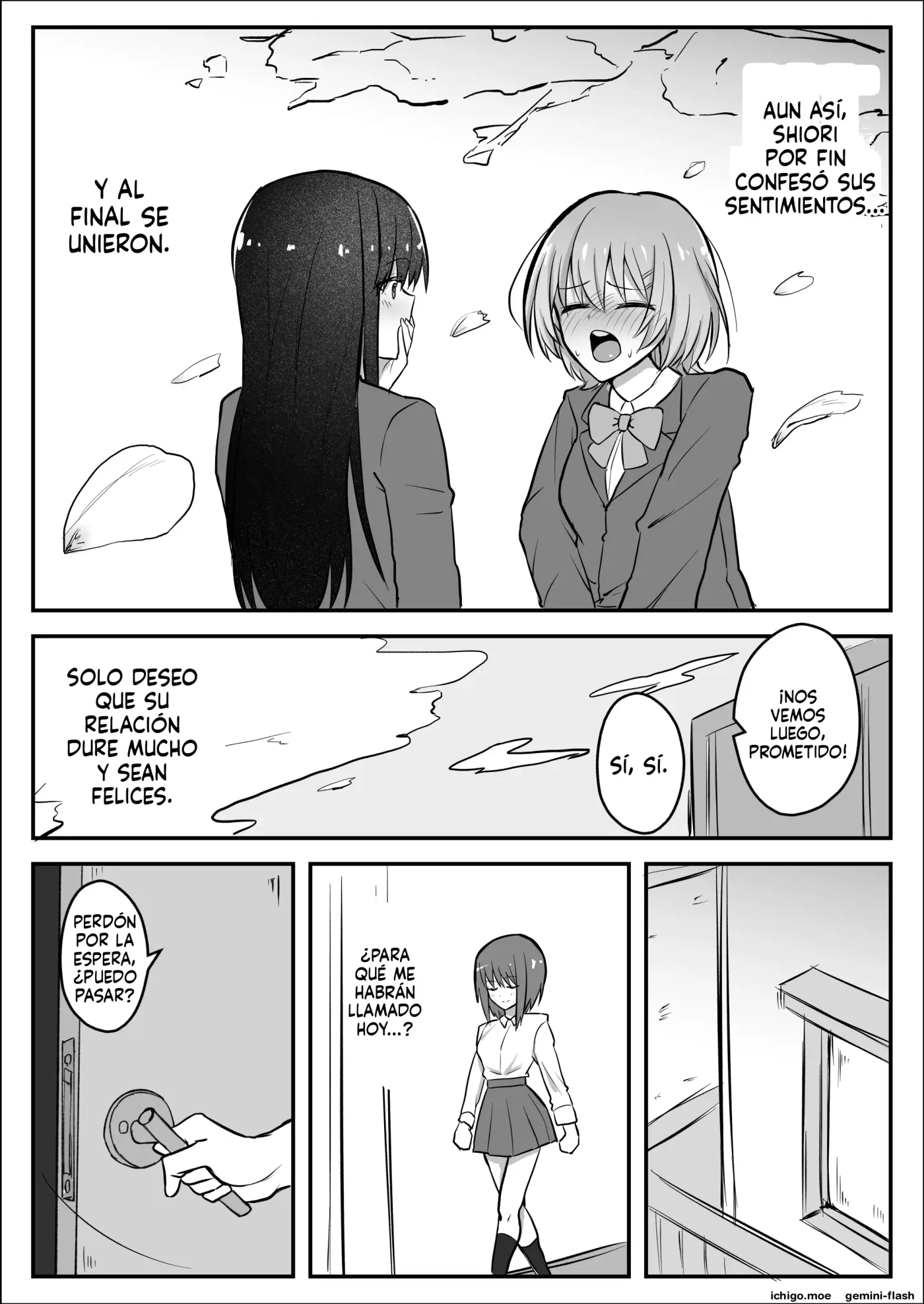 Futanari Chinpo Netorase Yuri Kanojo o Jibungoto Netorasechau (Spanish) MTL capítulo 1 página 5