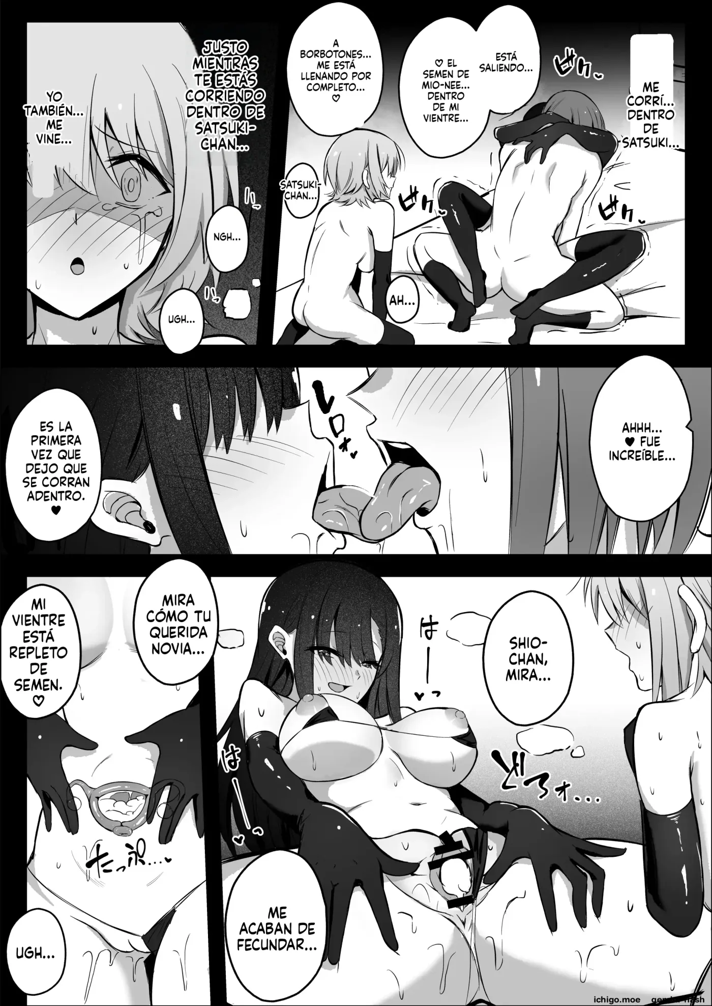 Futanari Chinpo Netorase Yuri Kanojo o Jibungoto Netorasechau (Spanish) MTL capítulo 1 página 28