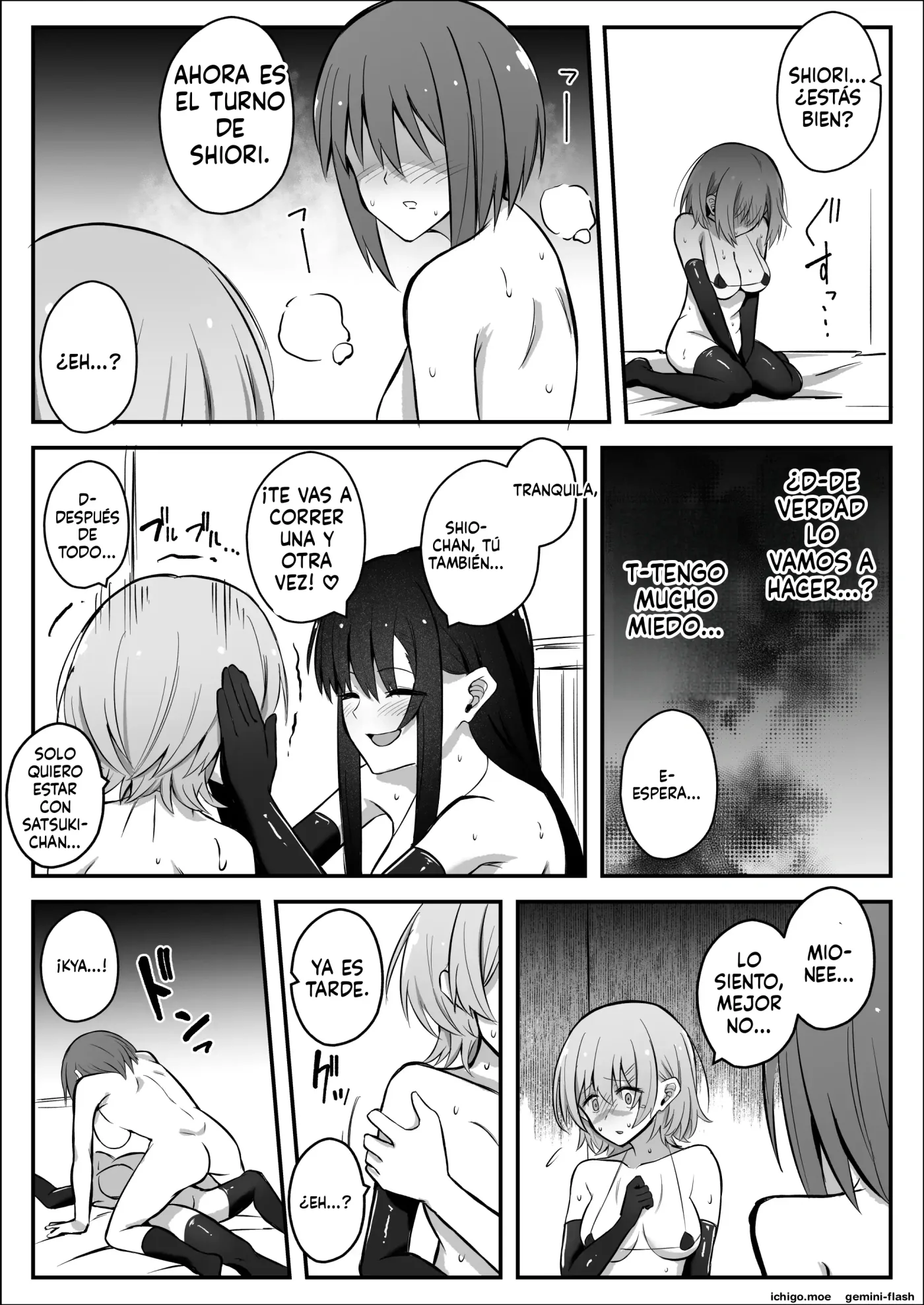 Futanari Chinpo Netorase Yuri Kanojo o Jibungoto Netorasechau (Spanish) MTL capítulo 1 página 29