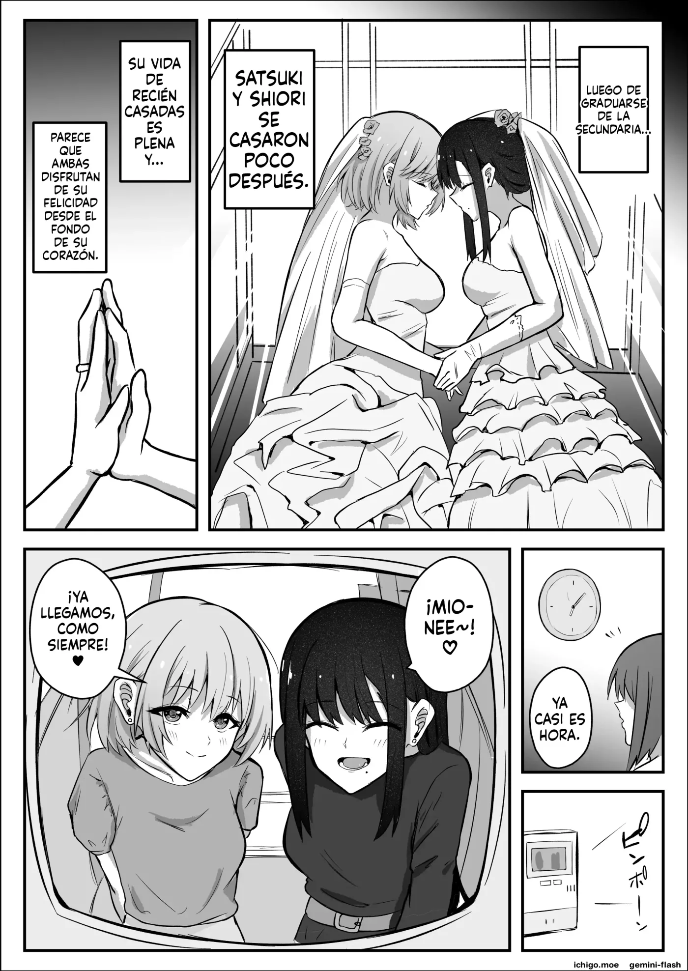 Futanari Chinpo Netorase Yuri Kanojo o Jibungoto Netorasechau (Spanish) MTL capítulo 1 página 47