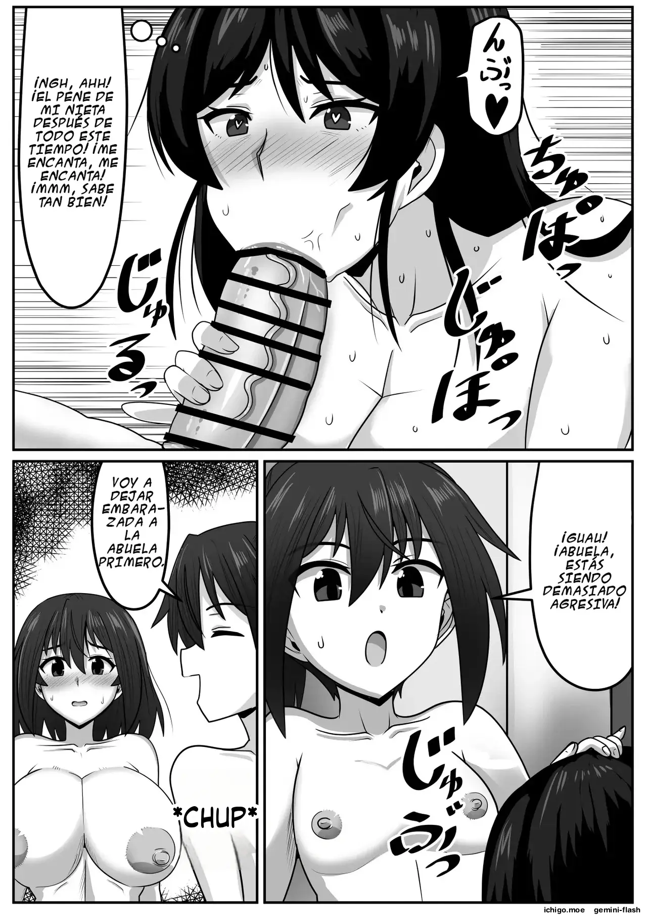 Futanari-chan Oba-san Haramasete (Spanish) MTL capítulo 1 página 27