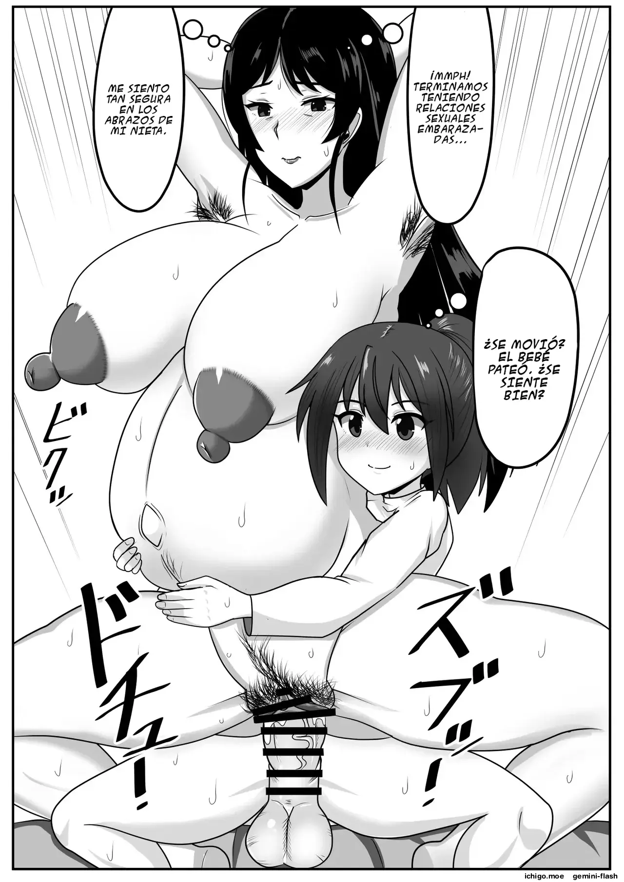 Futanari-chan Oba-san Haramasete (Spanish) MTL capítulo 1 página 41