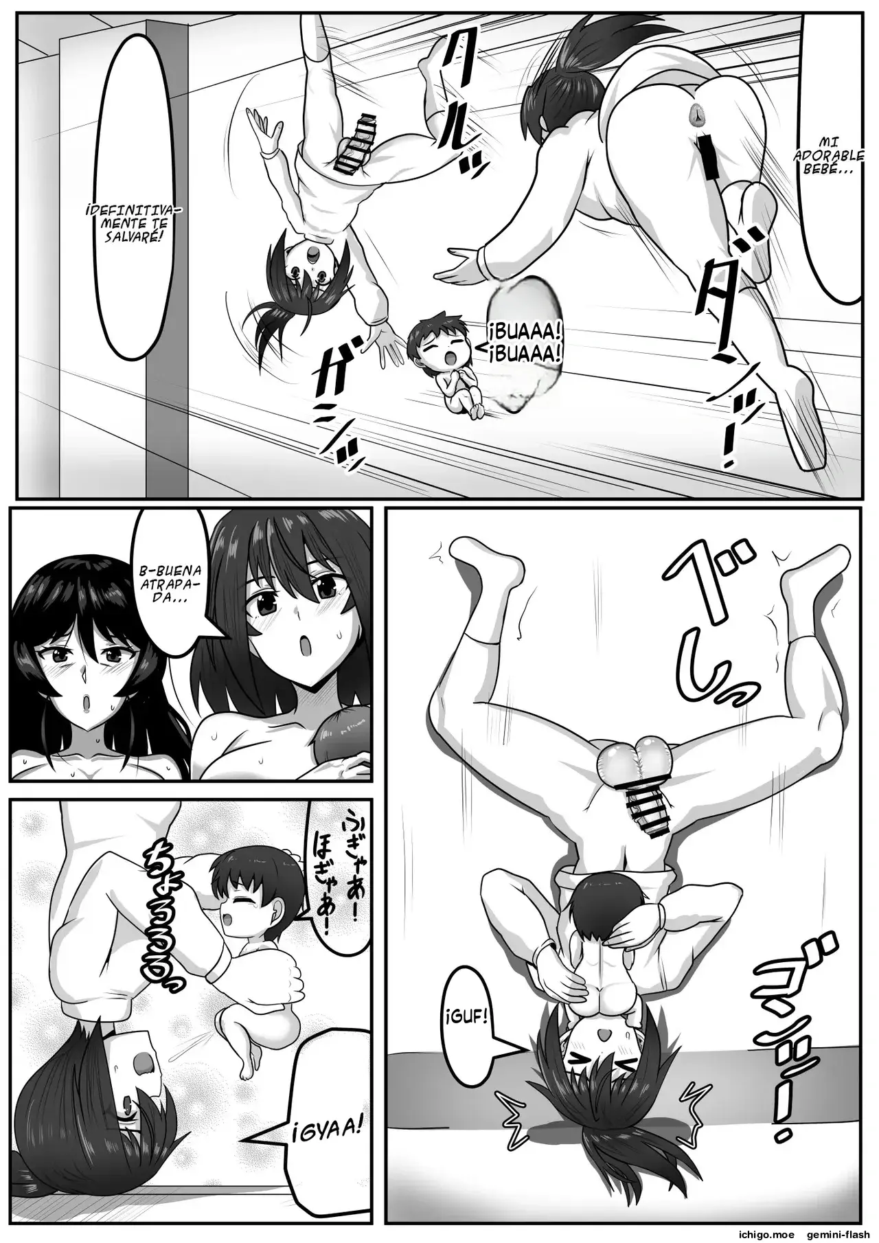 Futanari-chan Oba-san Haramasete (Spanish) MTL capítulo 1 página 58