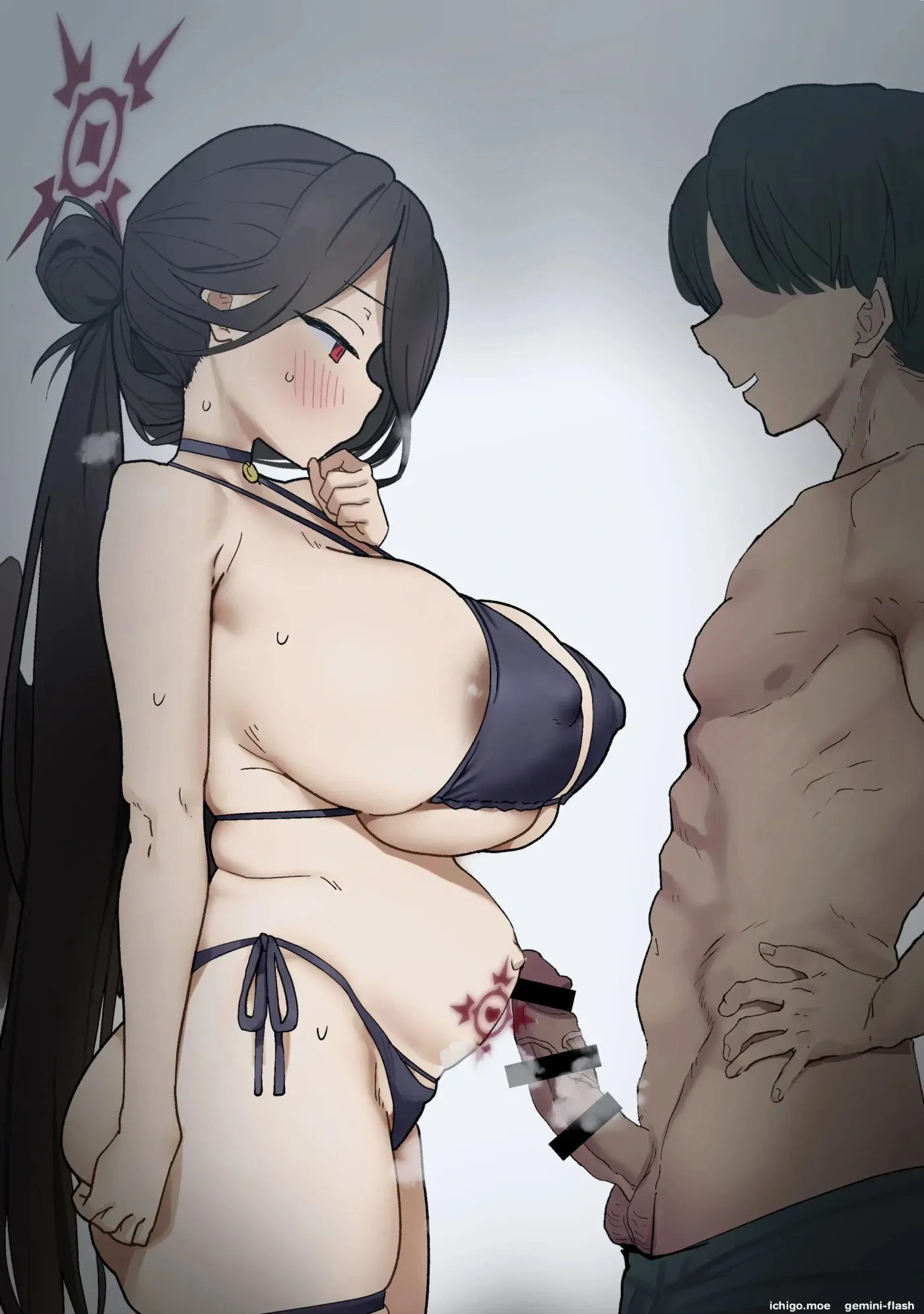 Hasumi in a Swimsuit Gets Impregnated After Being Picked Up (Spanish) MTL capítulo 1 página 13