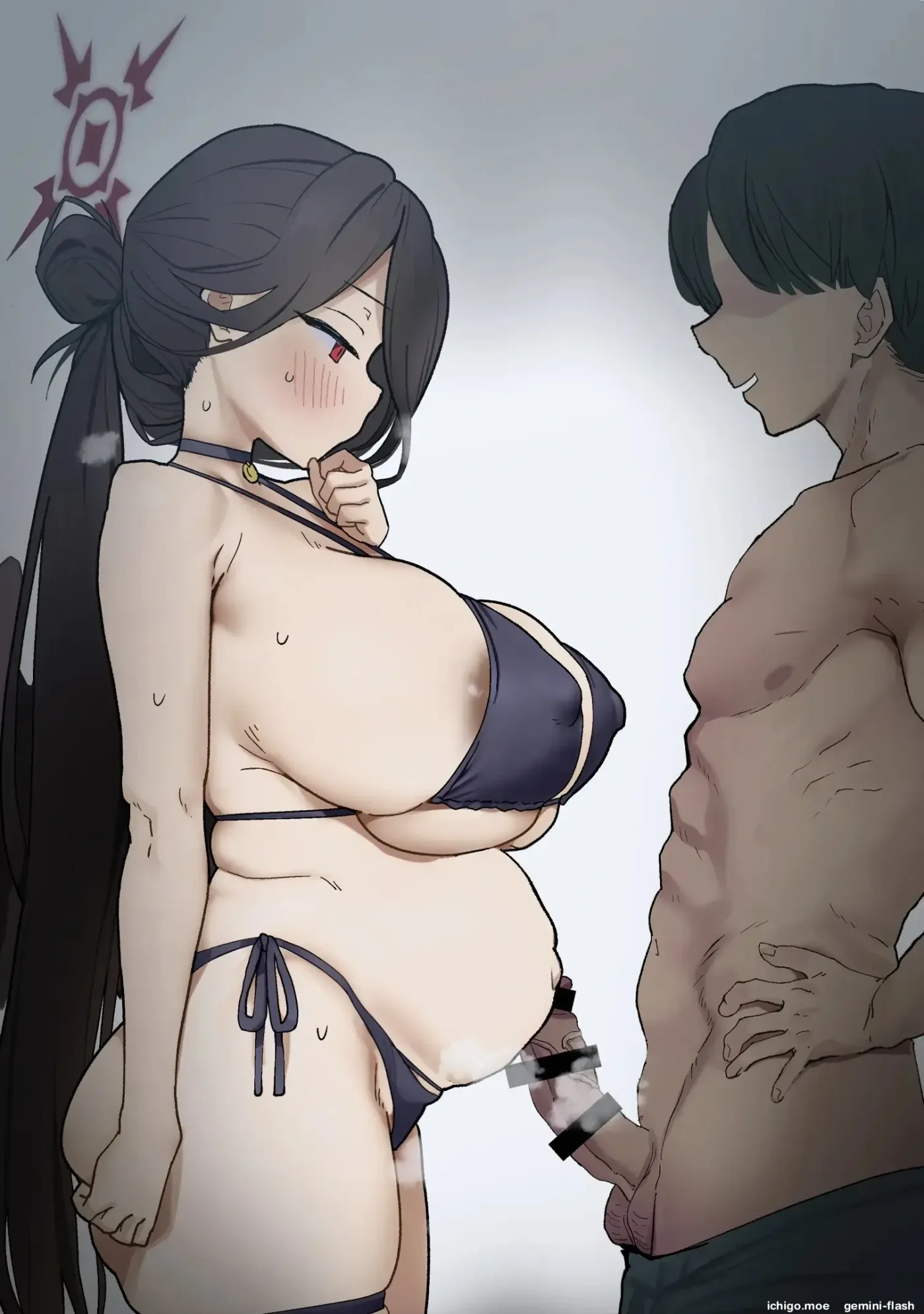 Hasumi in a Swimsuit Gets Impregnated After Being Picked Up (Spanish) MTL capítulo 1 página 19