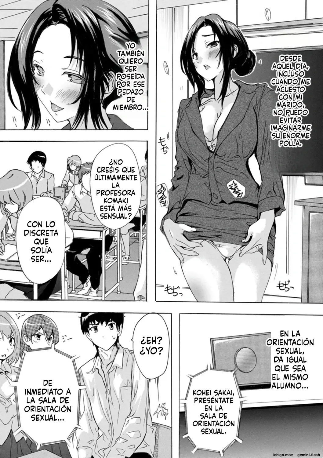 Hitozuma Kyoushitsu (Spanish) MTL capítulo 1 página 34