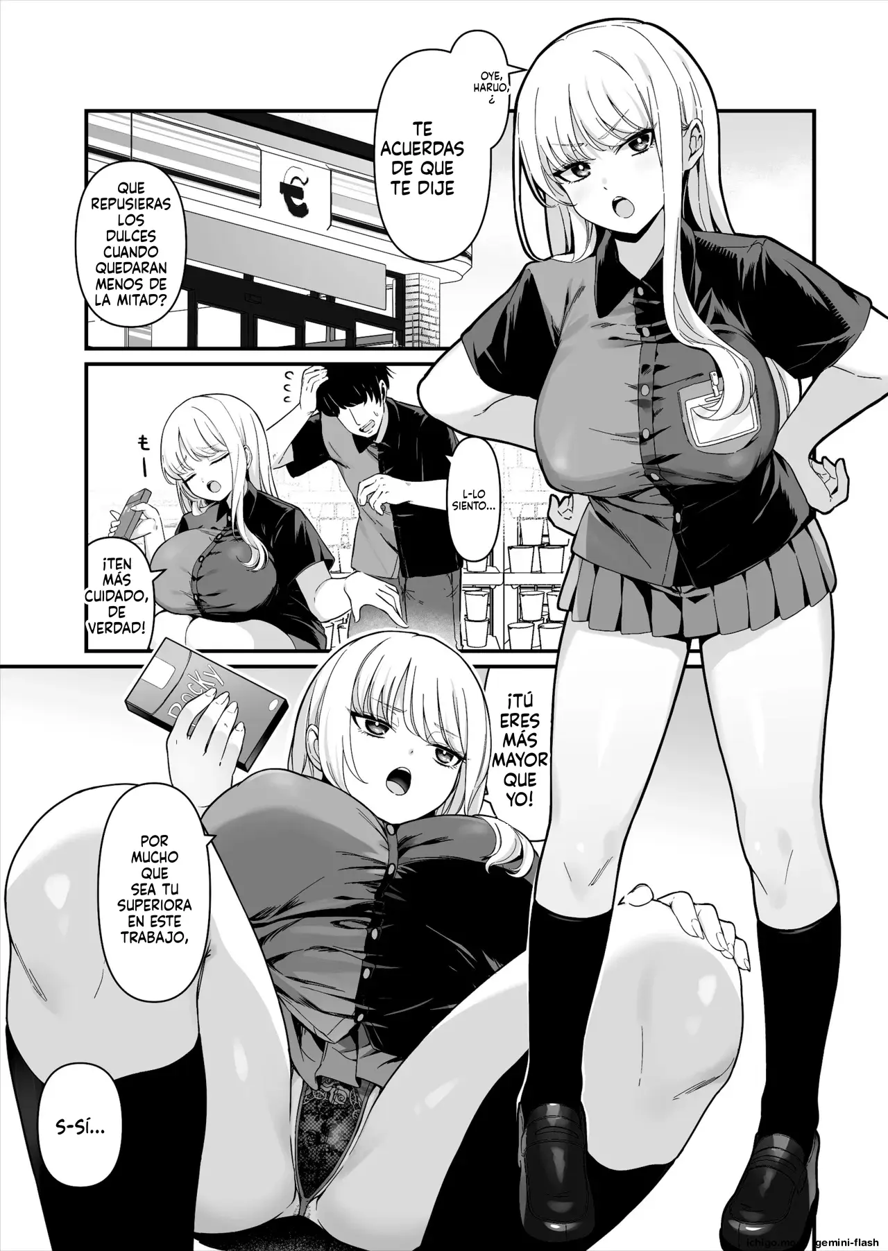 Kareshi Mochi Kyonyuu Beit Gal to Mechakucha Sex shita Hanashi 1 (Spanish) MTL capítulo 1 página 2