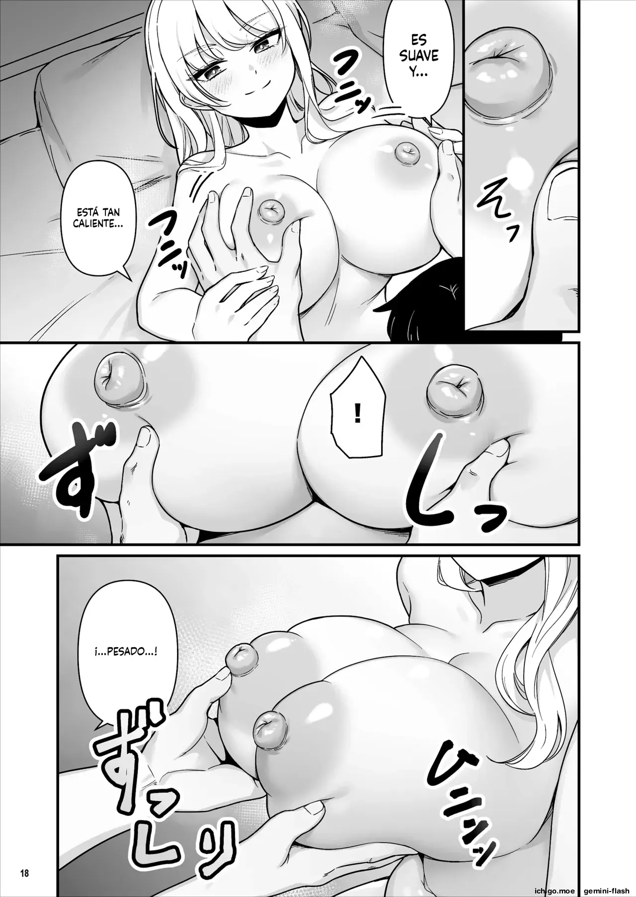Kareshi Mochi Kyonyuu Beit Gal to Mechakucha Sex shita Hanashi 1 (Spanish) MTL capítulo 1 página 18