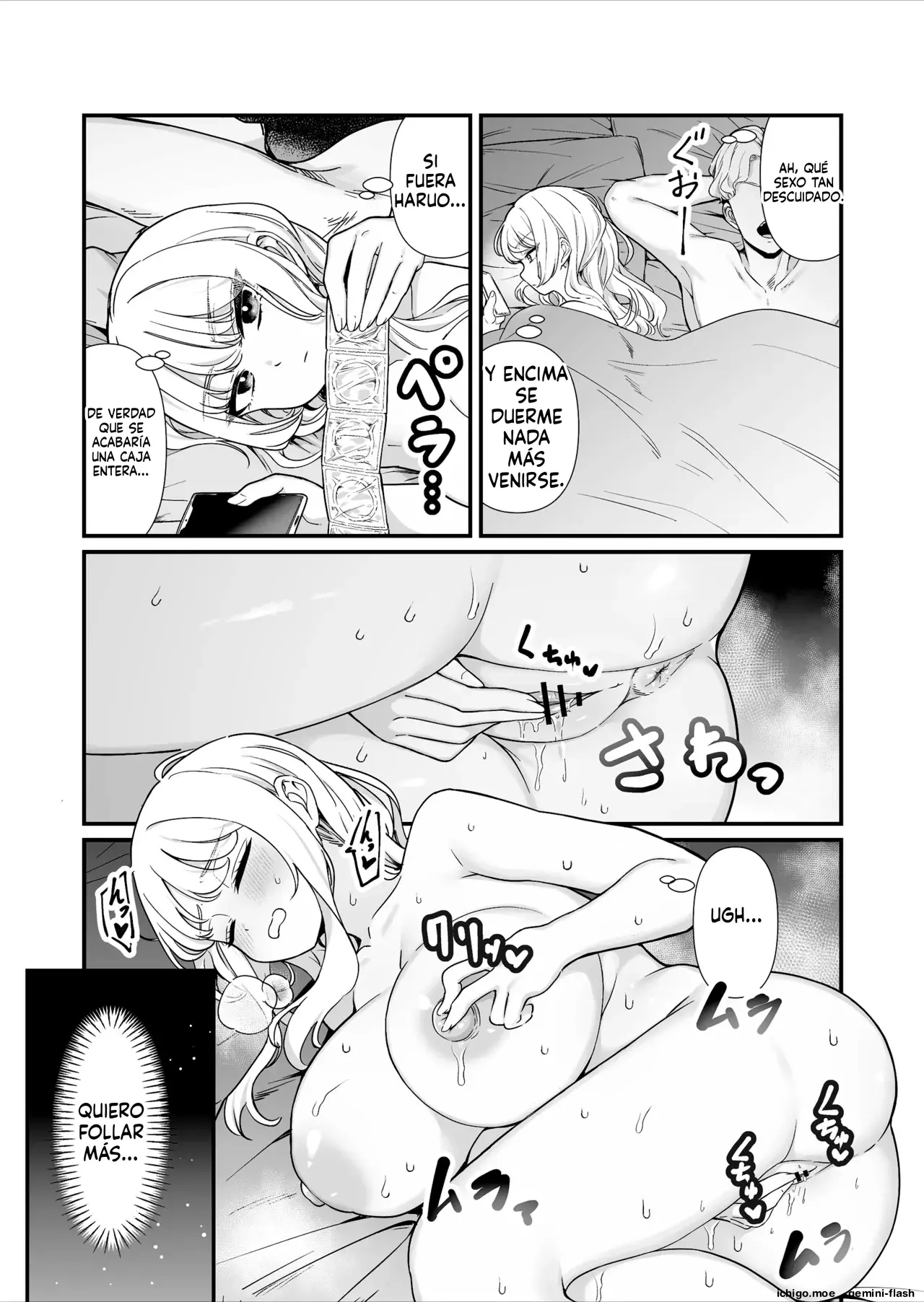 Kareshi Mochi Kyonyuu Beit Gal to Mechakucha Sex shita Hanashi 1 (Spanish) MTL capítulo 1 página 35