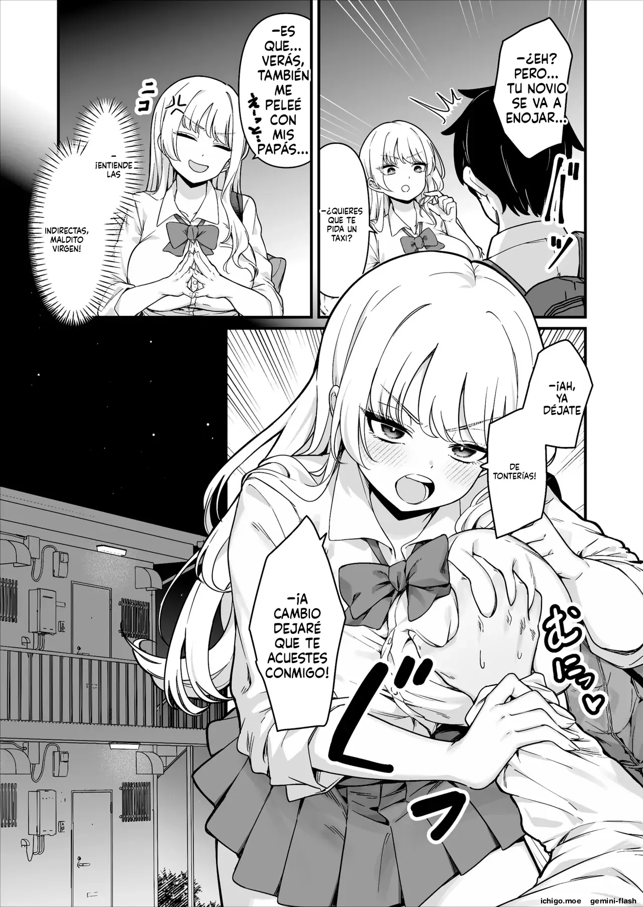 Kareshi Mochi Kyonyuu Beit Gal to Mechakucha Sex shita Hanashi 1 (Spanish) MTL capítulo 1 página 38