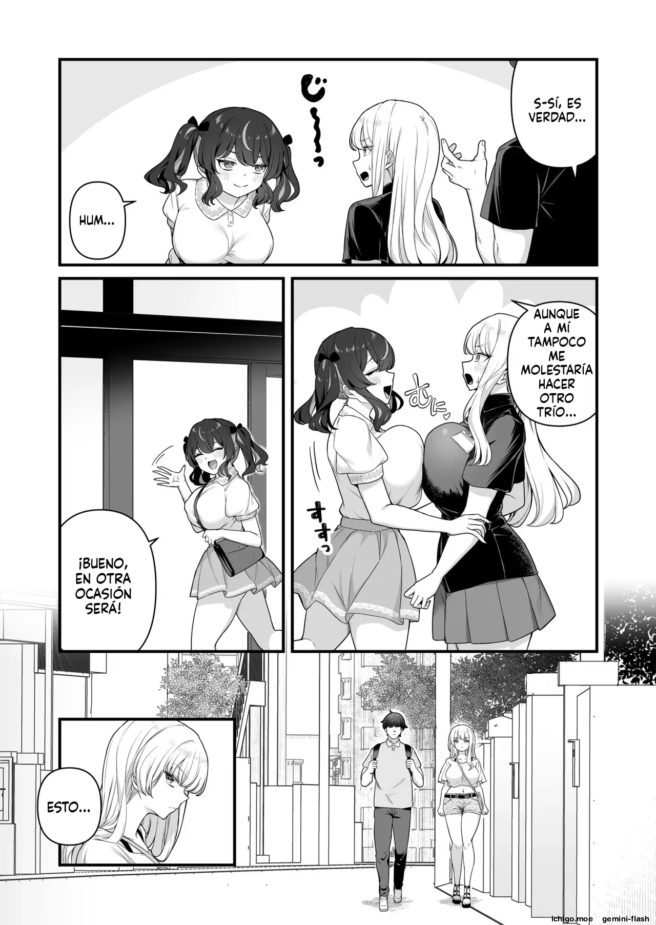 Kareshi Mochi Kyonyuu Beit Gal to Mechakucha Sex shita Hanashi 2 (Spanish) MTL capítulo 1 página 9