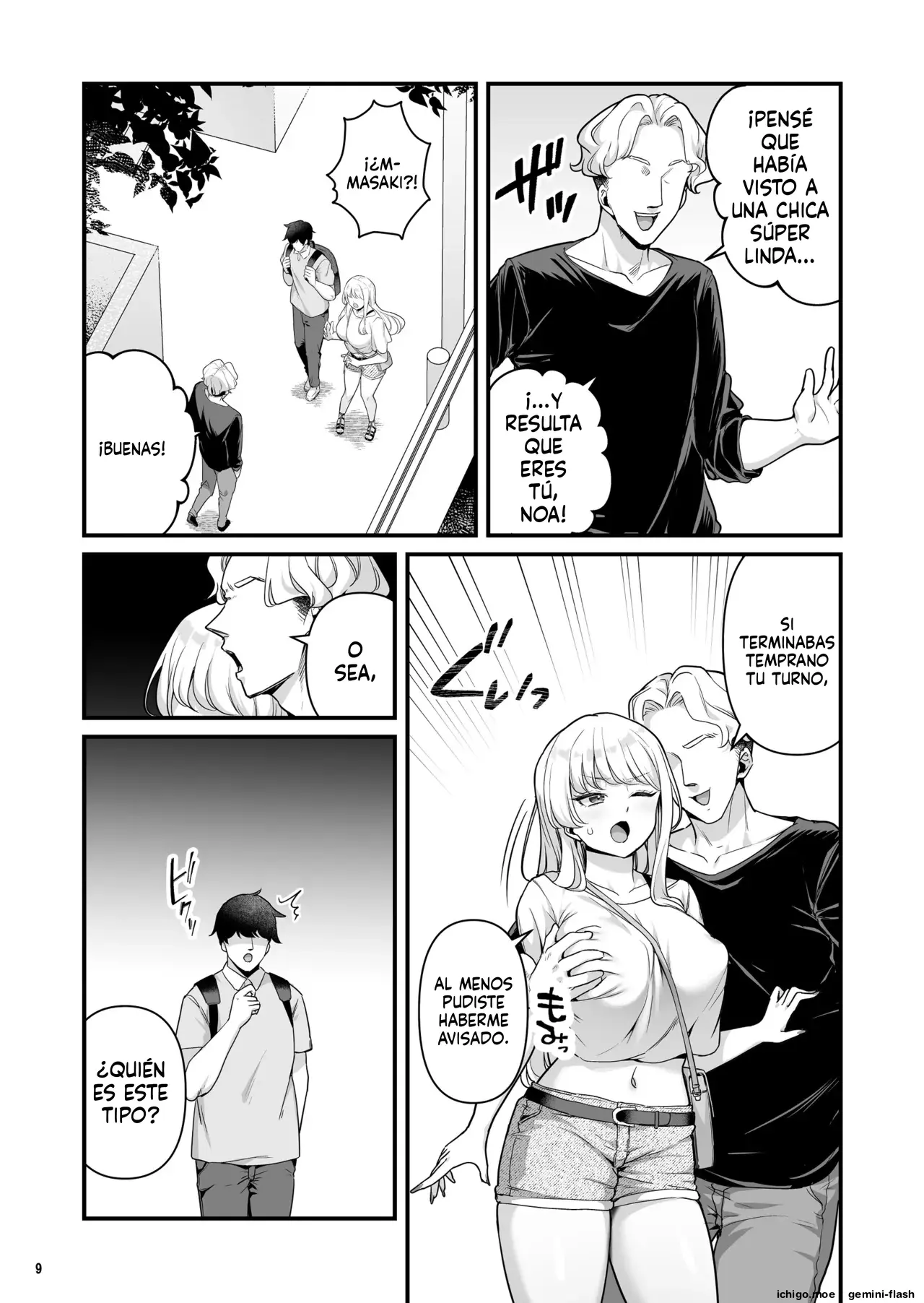 Kareshi Mochi Kyonyuu Beit Gal to Mechakucha Sex shita Hanashi 2 (Spanish) MTL capítulo 1 página 11