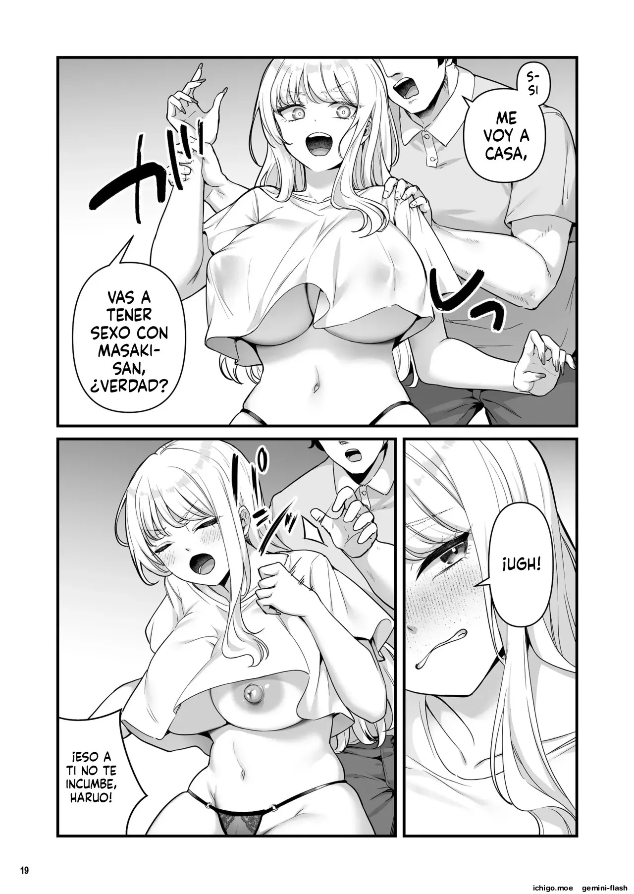 Kareshi Mochi Kyonyuu Beit Gal to Mechakucha Sex shita Hanashi 2 (Spanish) MTL capítulo 1 página 21