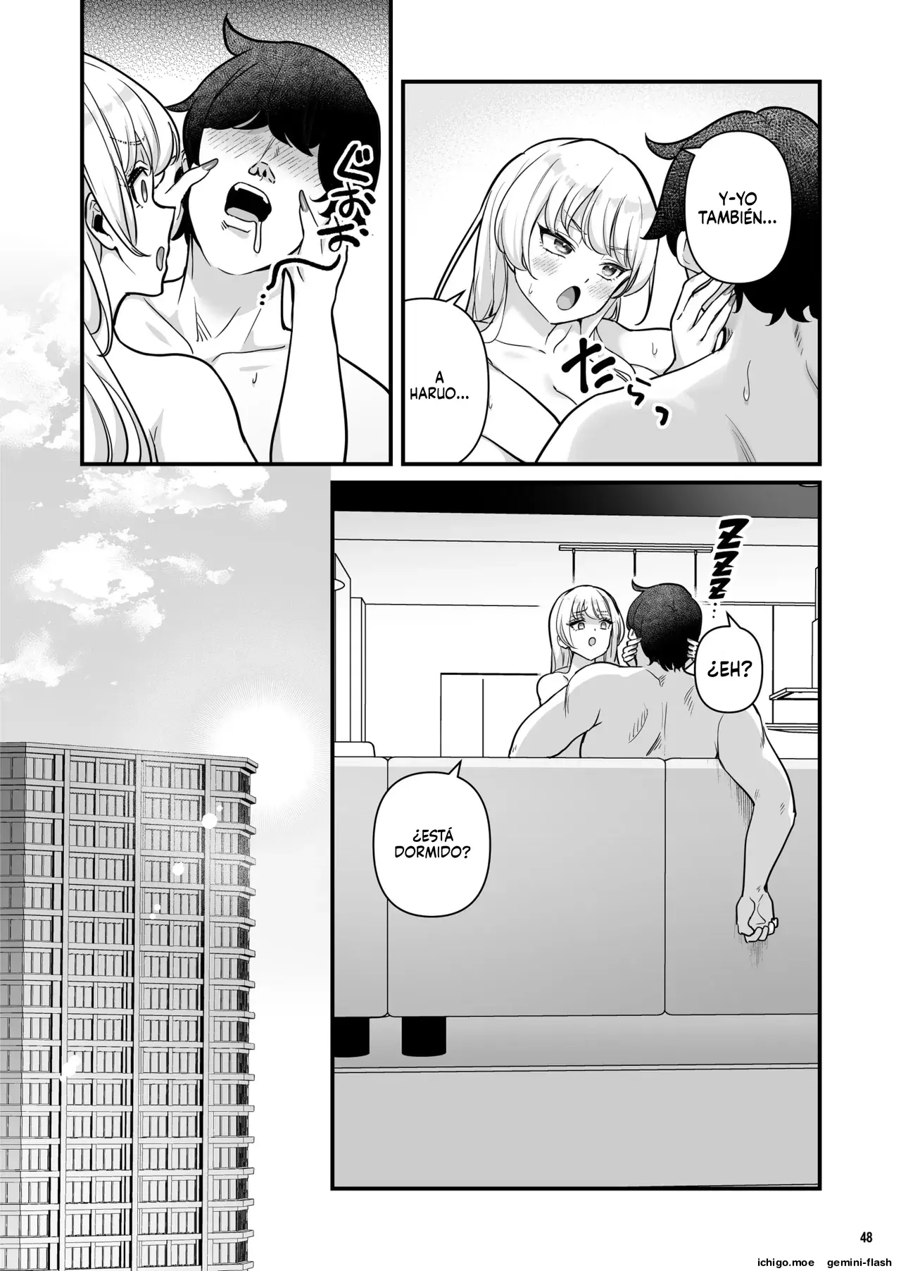 Kareshi Mochi Kyonyuu Beit Gal to Mechakucha Sex shita Hanashi 2 (Spanish) MTL capítulo 1 página 50