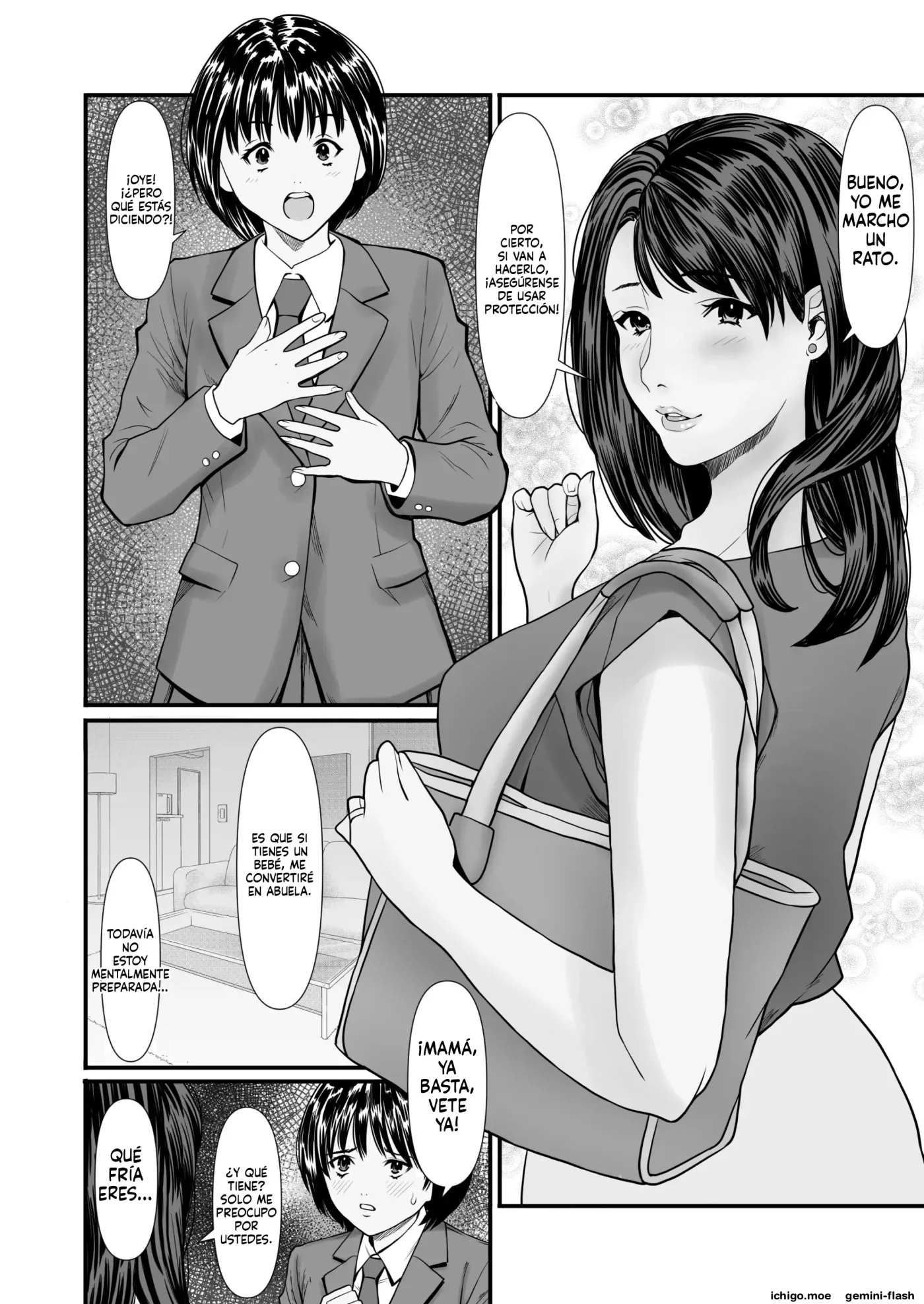 Kindan no oyako ninshin manshon wa haramase tengoku (Spanish) MTL capítulo 1 página 3