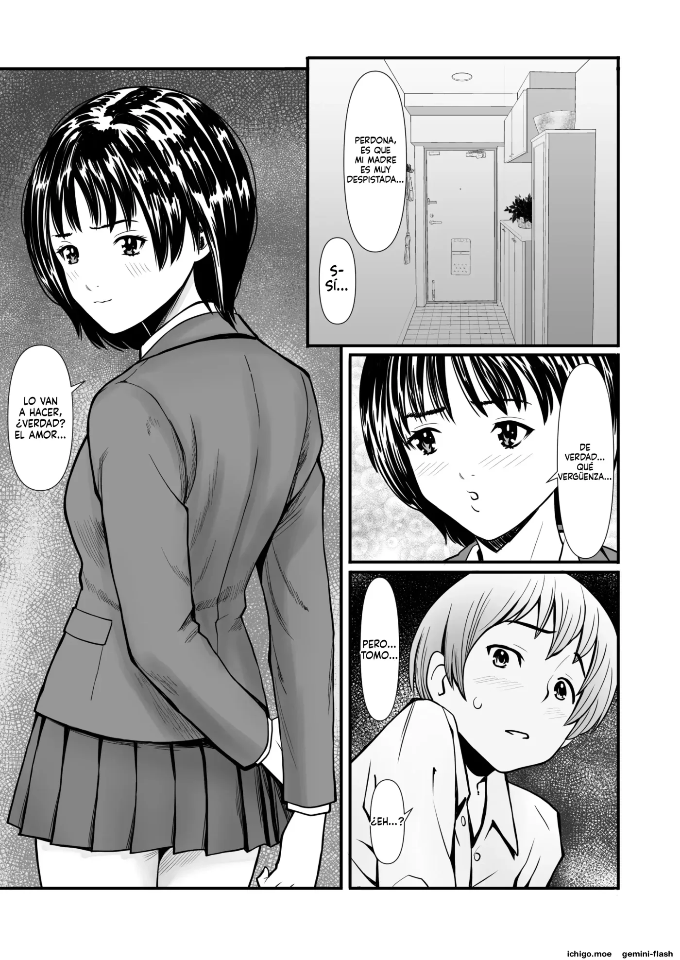 Kindan no oyako ninshin manshon wa haramase tengoku (Spanish) MTL capítulo 1 página 4