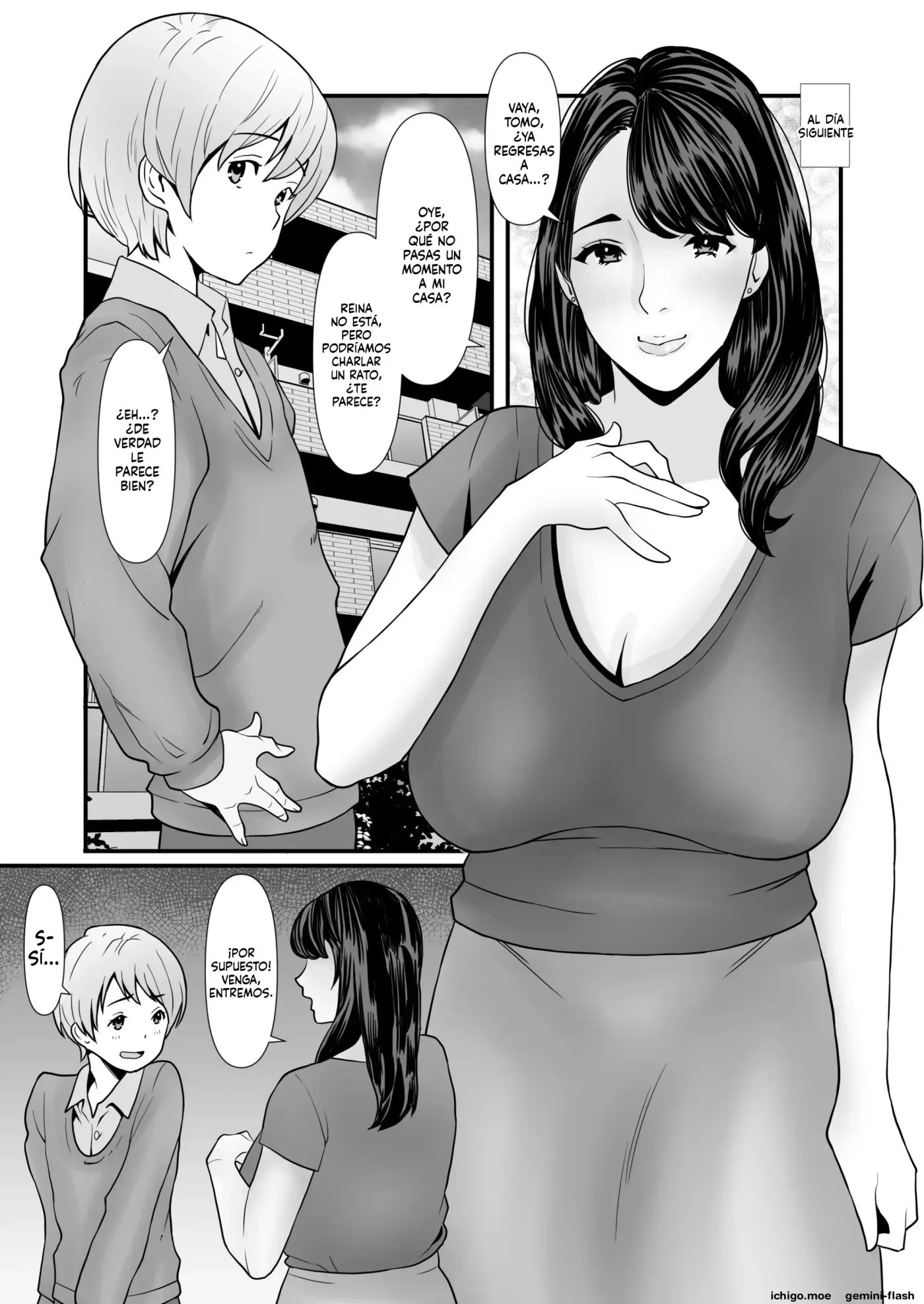 Kindan no oyako ninshin manshon wa haramase tengoku (Spanish) MTL capítulo 1 página 10