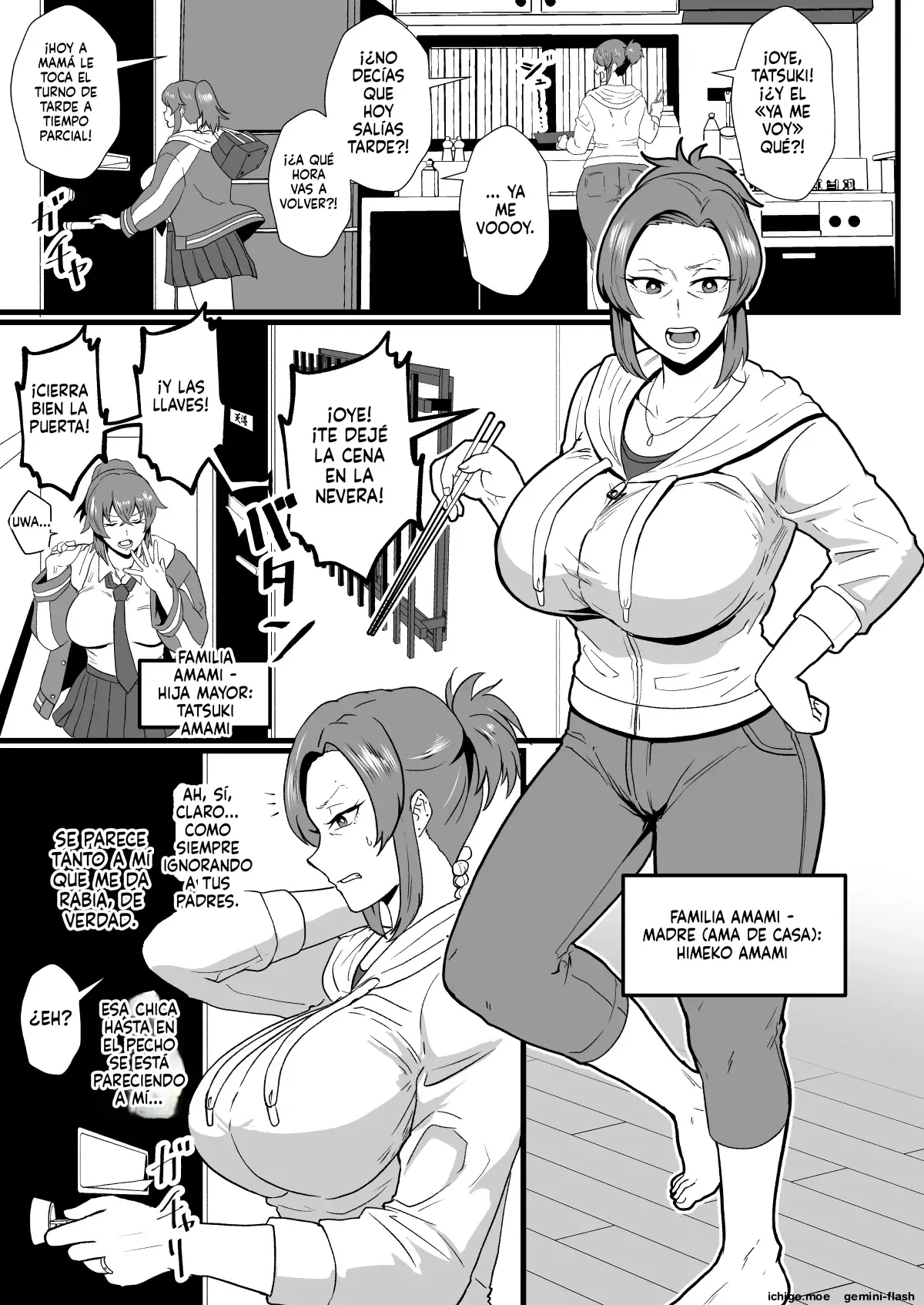 Konnan Uwaki ni Naru Wake Naishi Yanmama Amami Himeko wa Saiminchuu! (Spanish) MTL capítulo 1 página 2