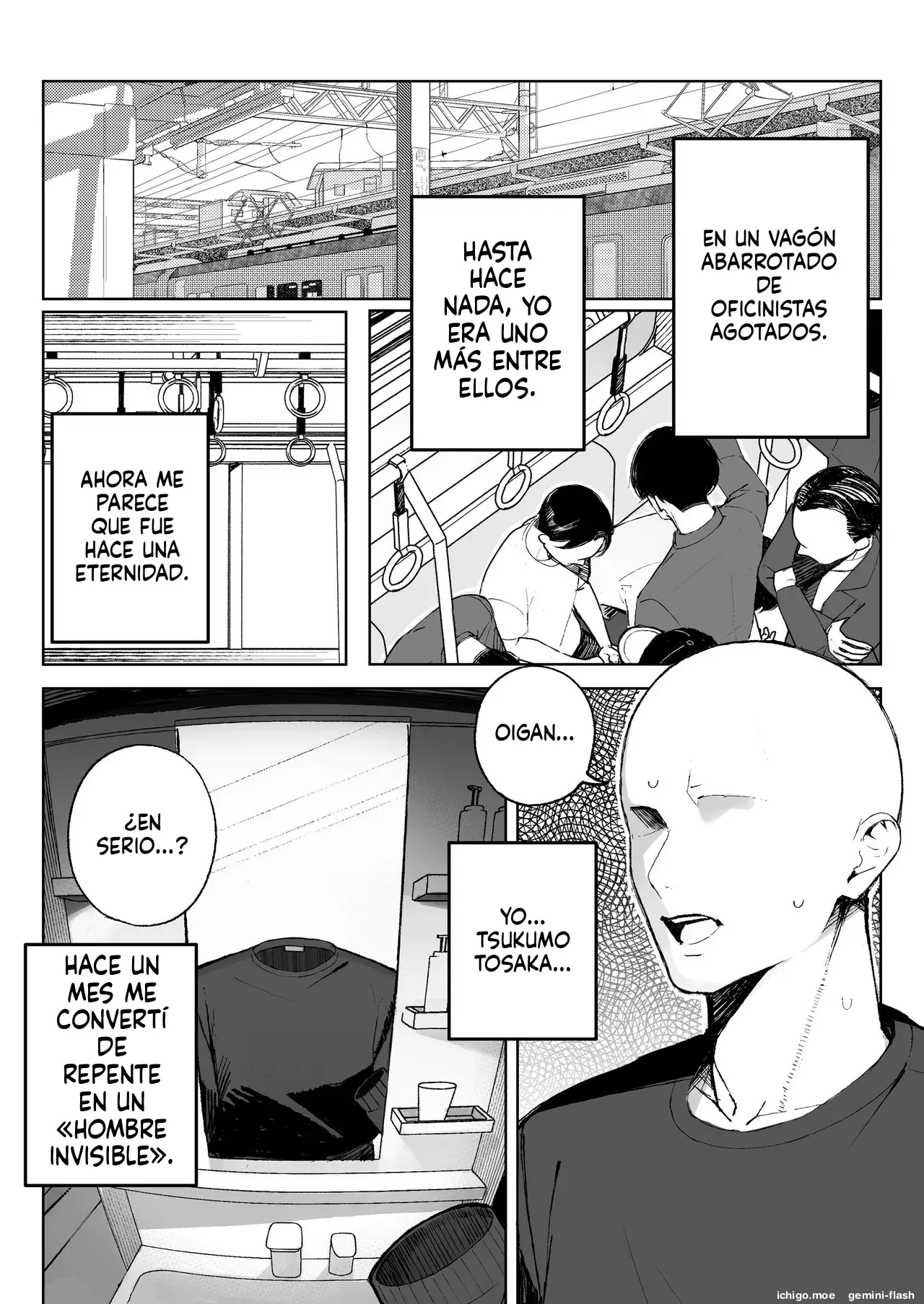 Kodoku no Sex Toumei Ningen nanode Hitozuma mo Gal mo NTR shite mo Muzai desu (Spanish) MTL capítulo 1 página 2