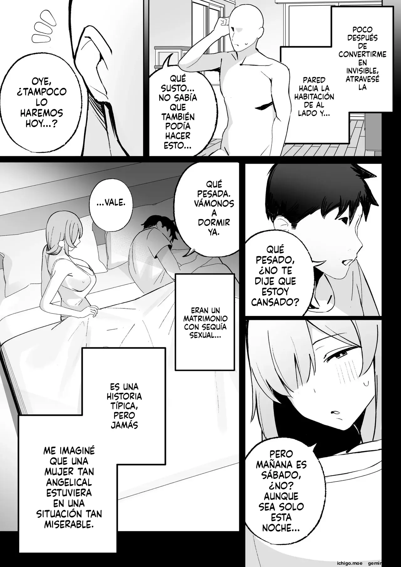 Kodoku no Sex Toumei Ningen nanode Hitozuma mo Gal mo NTR shite mo Muzai desu (Spanish) MTL capítulo 1 página 24