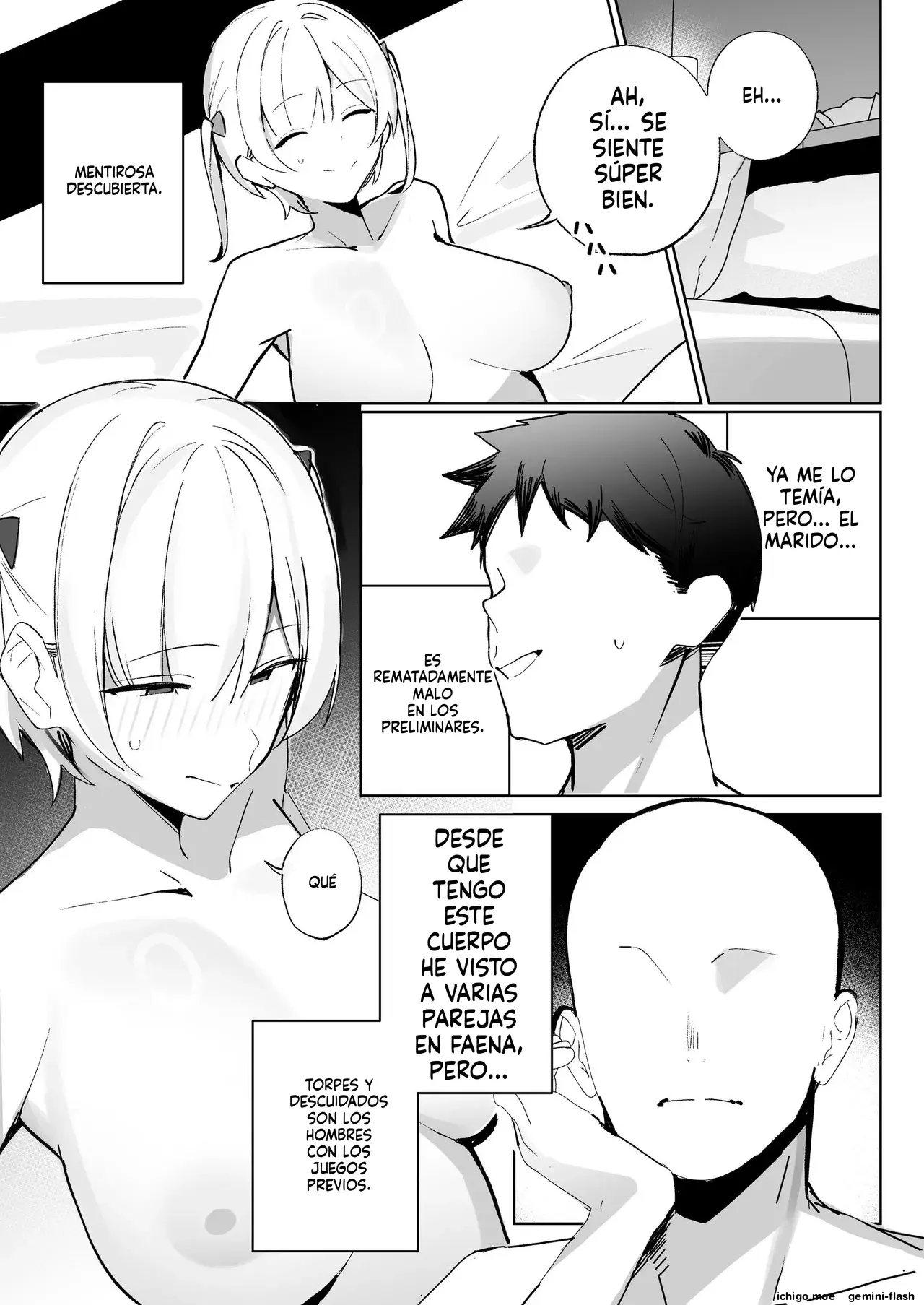 Kodoku no Sex Toumei Ningen nanode Hitozuma mo Gal mo NTR shite mo Muzai desu (Spanish) MTL capítulo 1 página 38