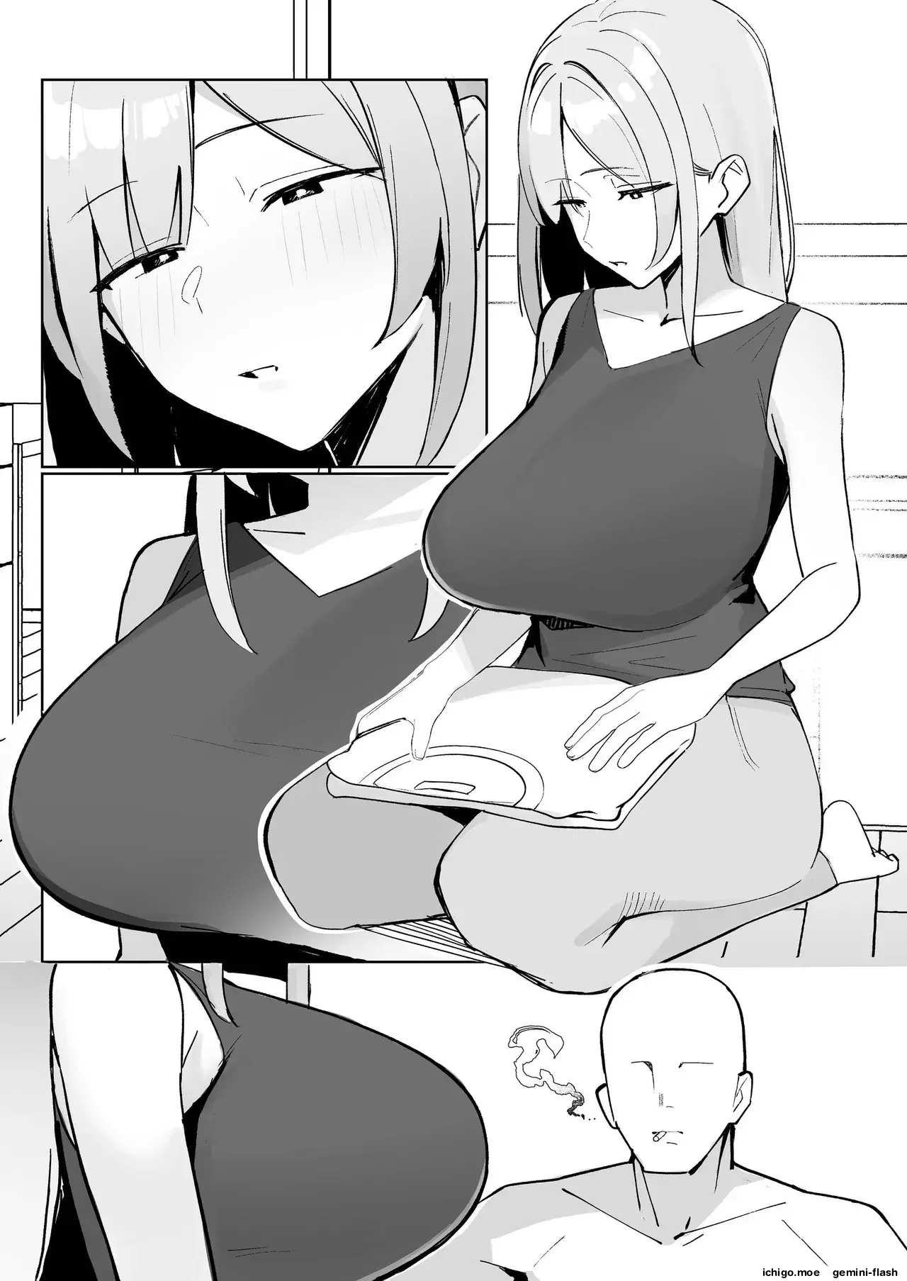 Kodoku no Sex Toumei Ningen nanode Hitozuma mo Gal mo NTR shite mo Muzai desu (Spanish) MTL capítulo 1 página 102