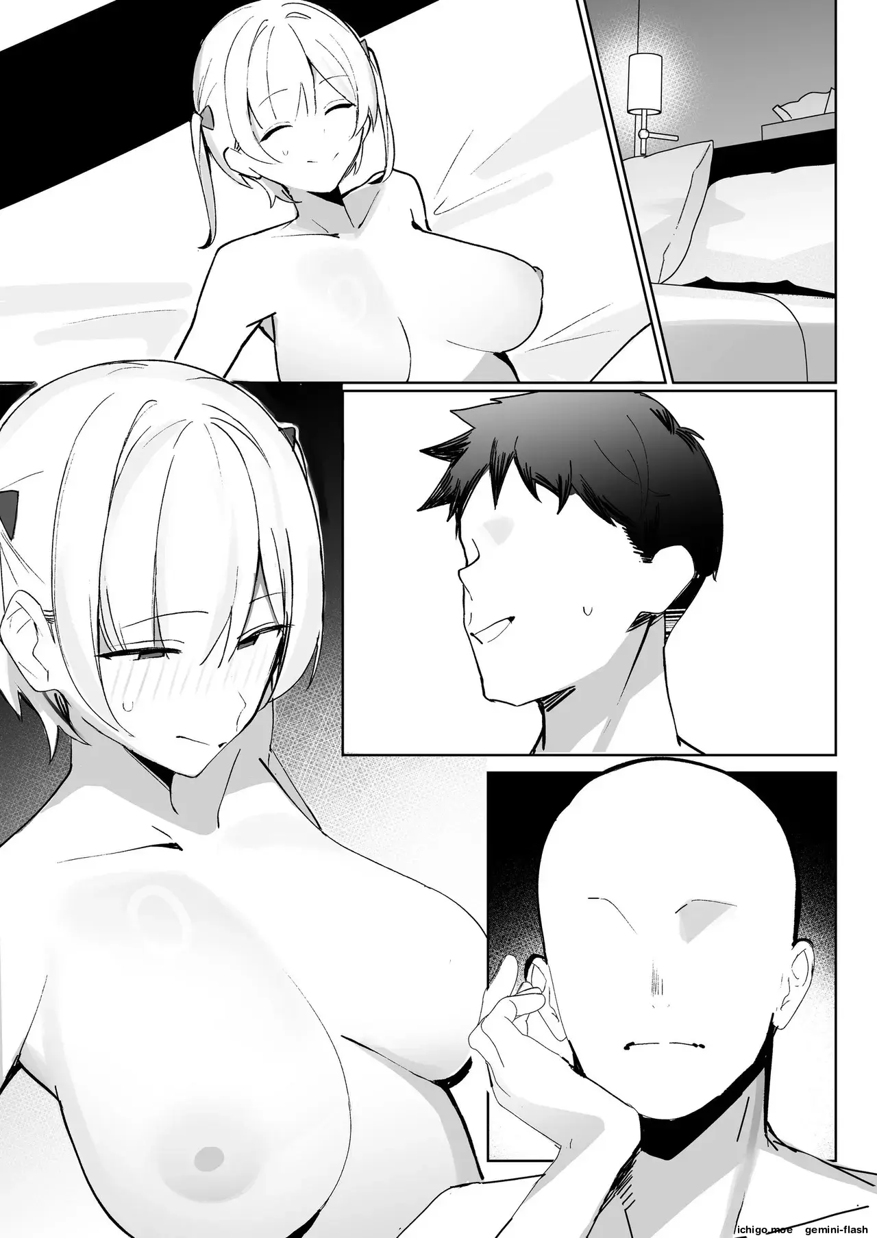 Kodoku no Sex Toumei Ningen nanode Hitozuma mo Gal mo NTR shite mo Muzai desu (Spanish) MTL capítulo 1 página 106