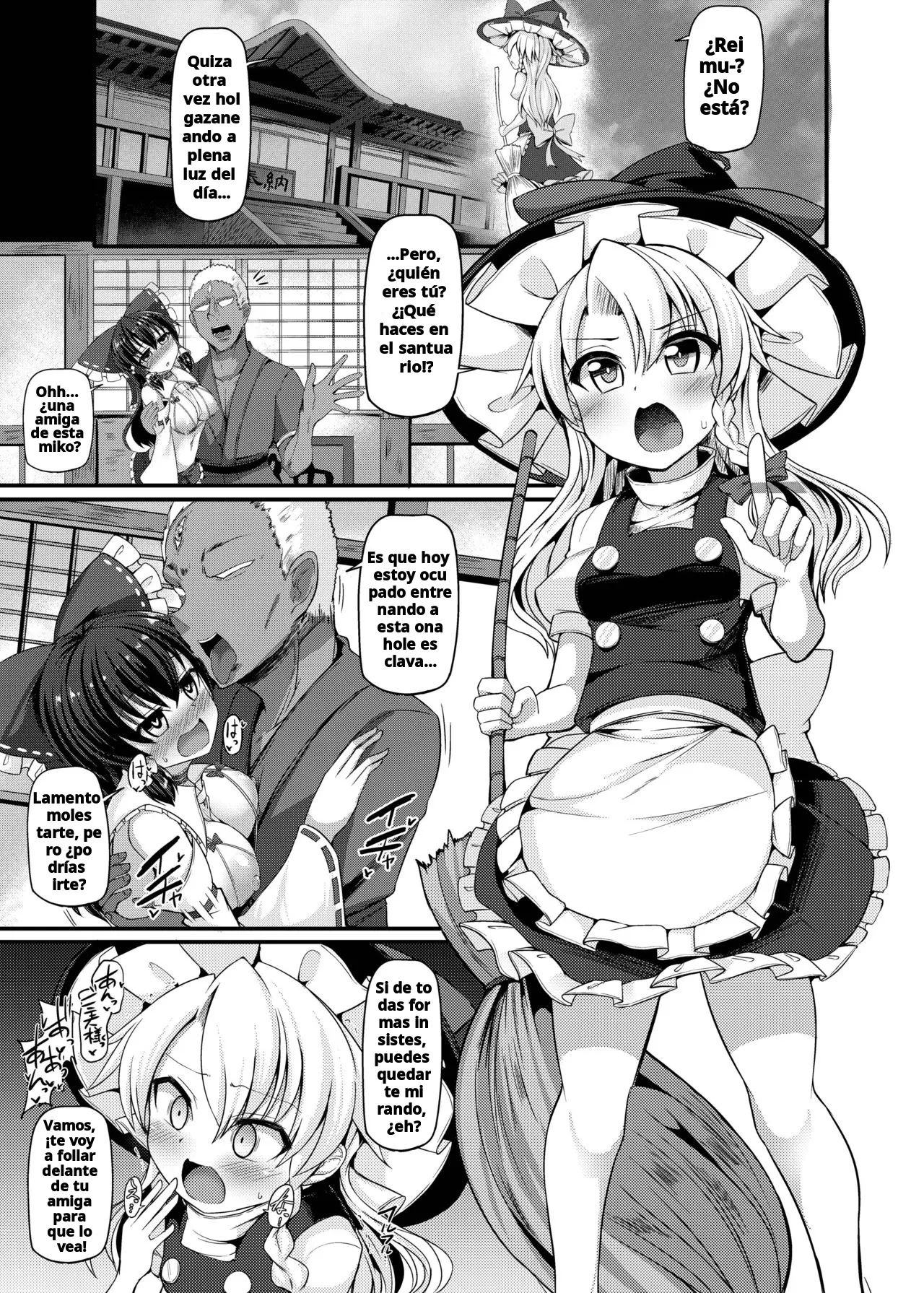 Incitación al deseo tras la derrota: Capítulo de Marisa Kirisame Kenpi spanish zero doujins capítulo 1 página 6