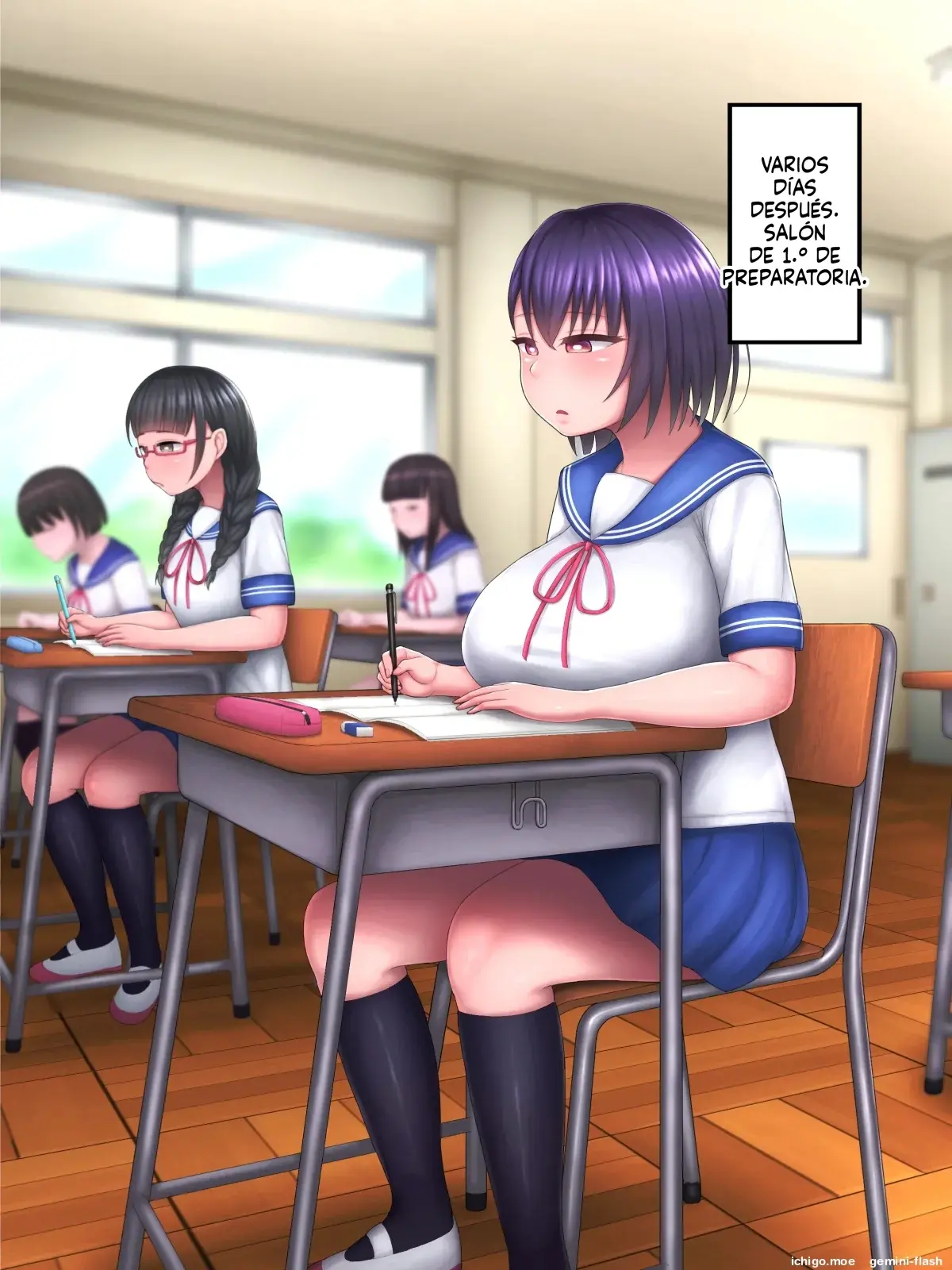 Kizukanai uchi ni Mushi no Naedoko ni sarete shimau JK-chan 2 (Spanish) MTL capítulo 1 página 12