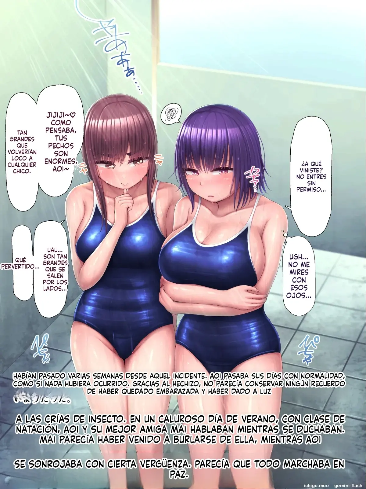 Kizukanai uchi ni Mushi no Naedoko ni sarete shimau JK-chan 2 (Spanish) MTL capítulo 1 página 49