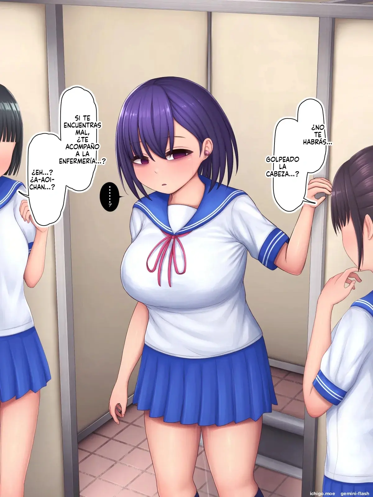 Kizukanai uchi ni Mushi no Naedoko ni sarete shimau JK-chan 2 (Spanish) MTL capítulo 1 página 110