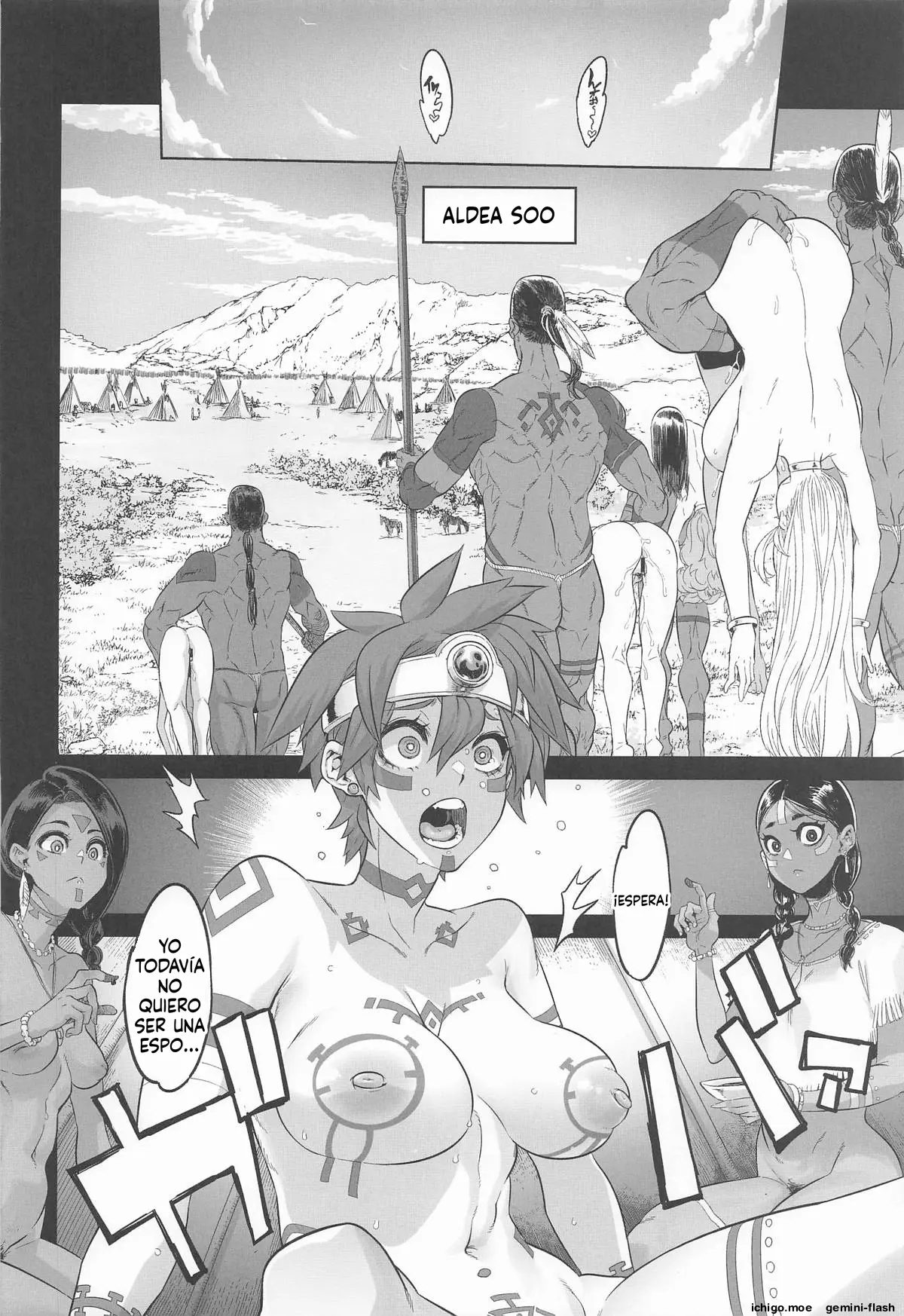 Onna Yuusha no Tabi 7 (Spanish) MTL capítulo 1 página 14